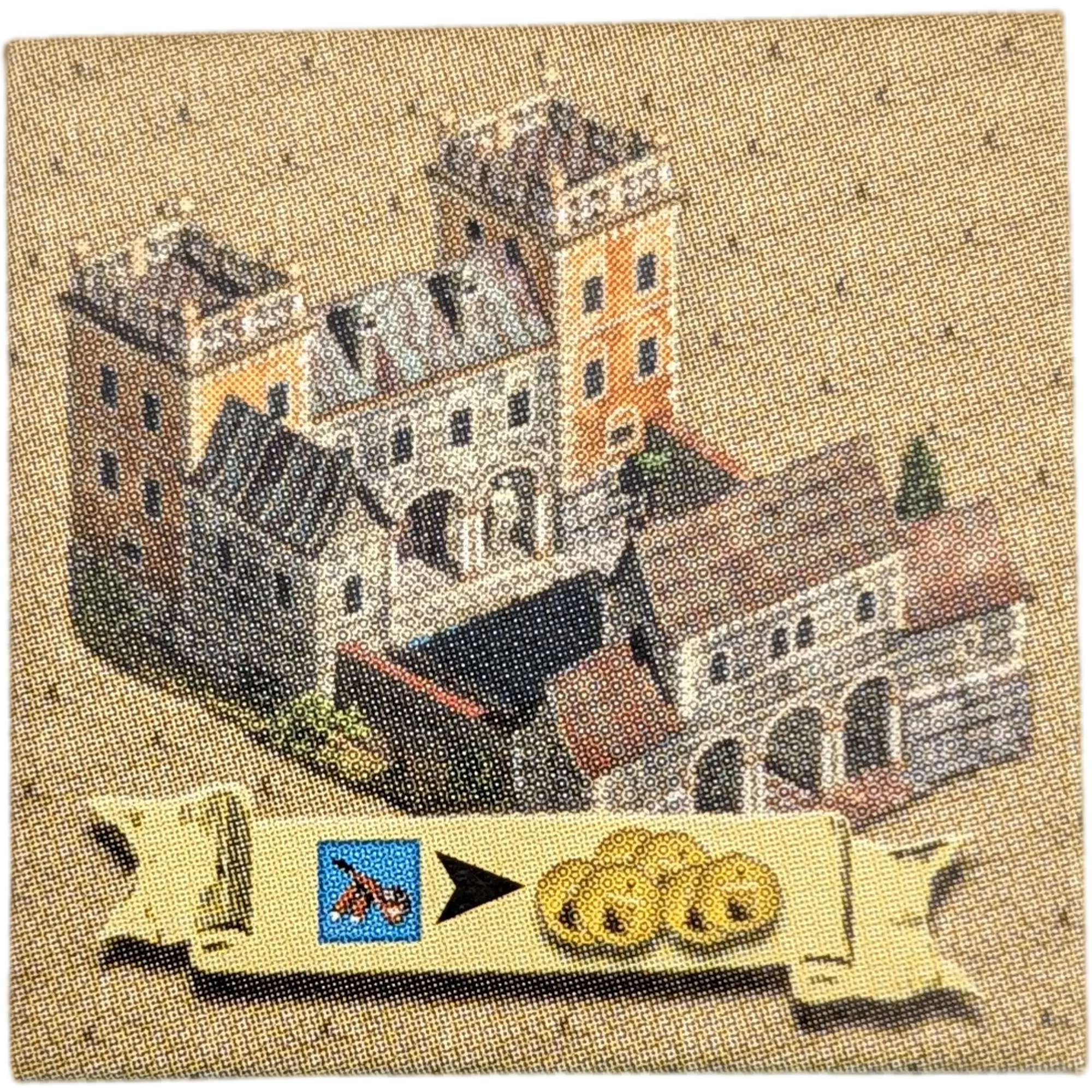 Kosmos Anno 1503 Ersatzteile Öffentliche Gebäude Badhaus Rückseite Zwei