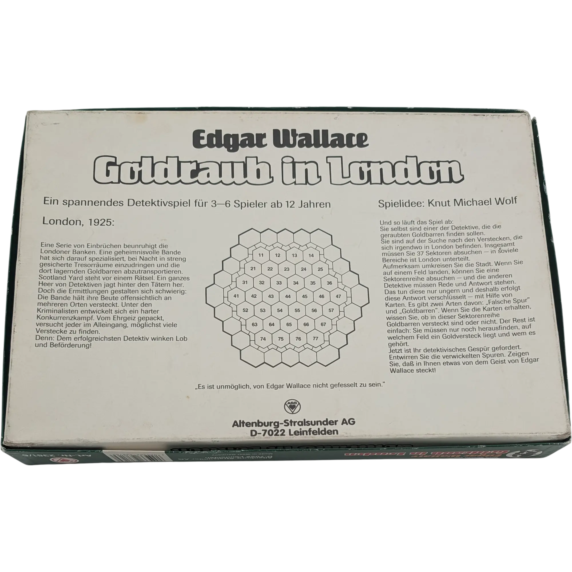 ASS Goldraub in London Nach Motiven von Edgar Wallace
