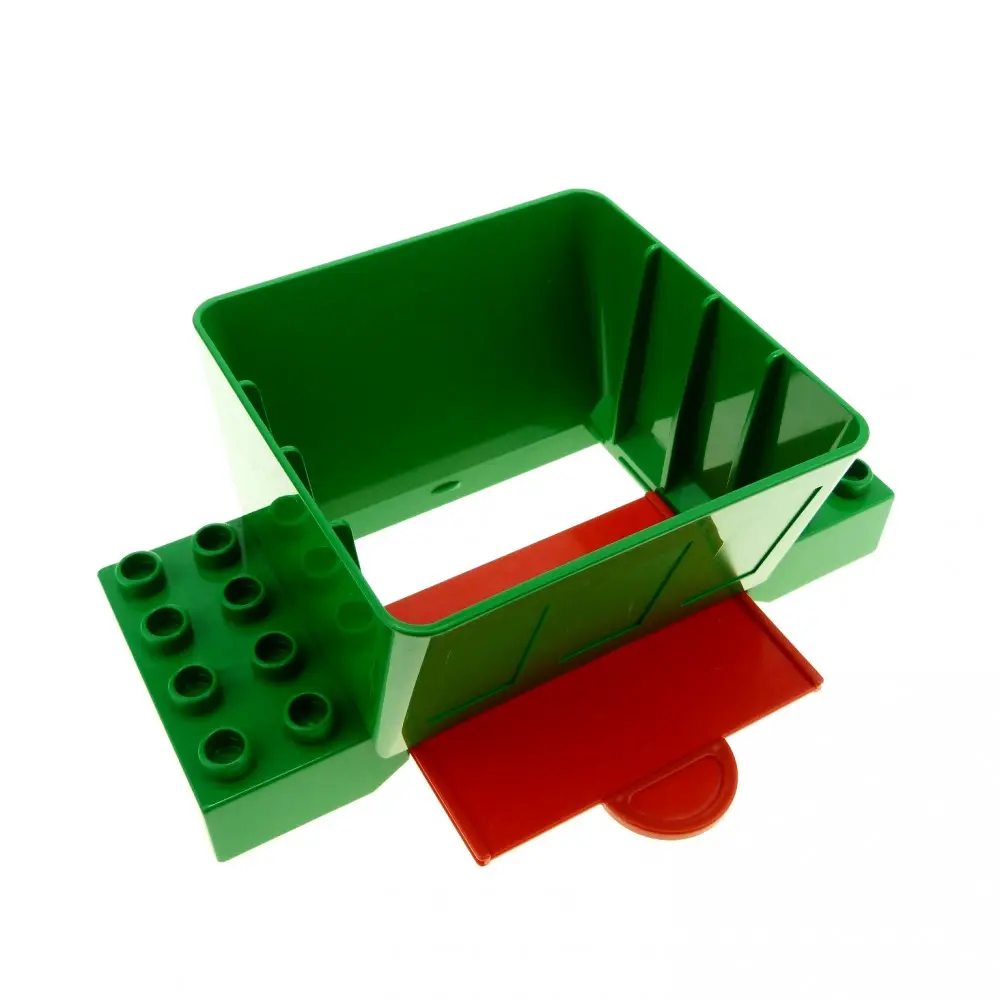 Lego Duplo Trichter Schütte mit Klappe 31025 Grün Rot