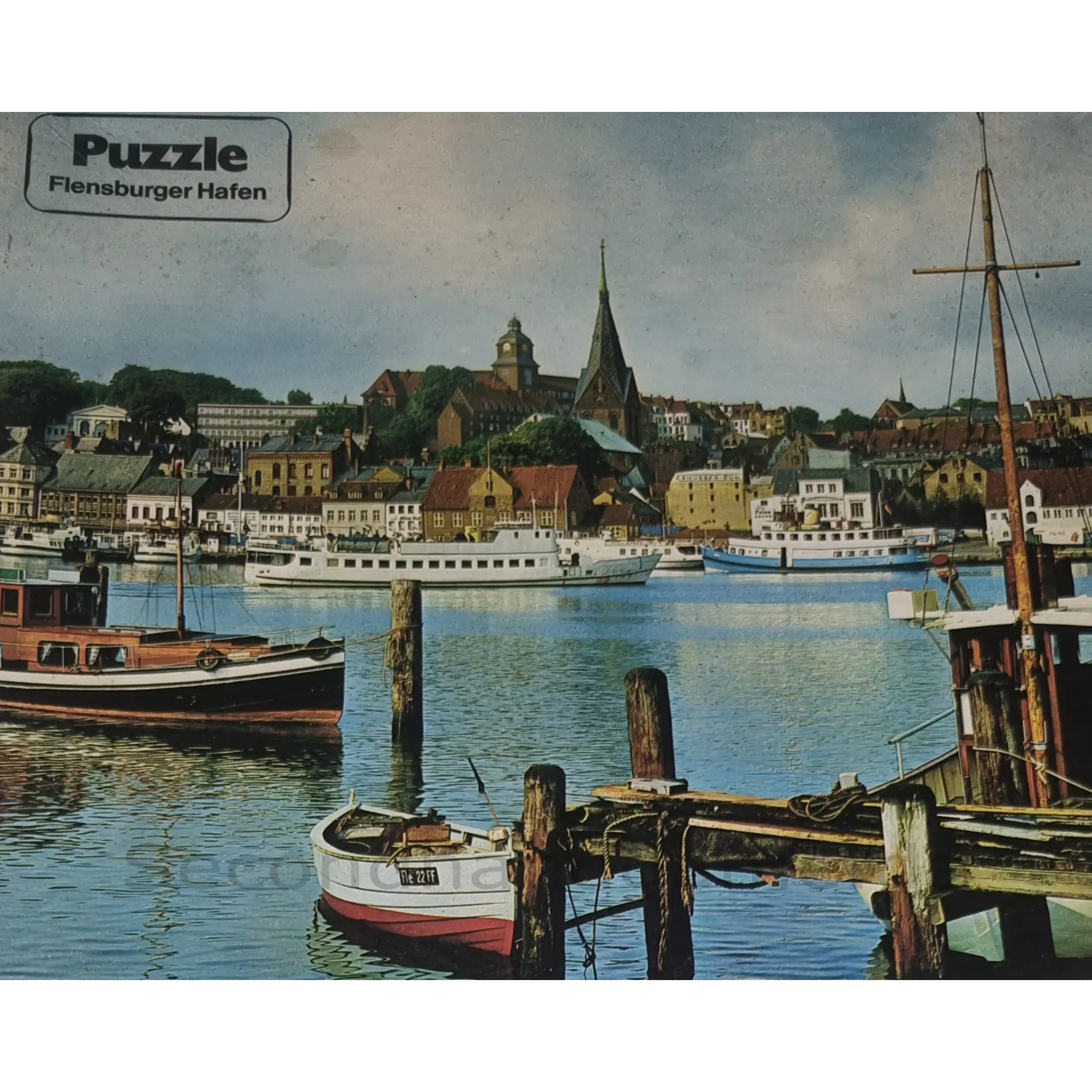 FX Schmid Landschafts-Puzzle 192 Teile Puzzle Flensburger Hafen 97809