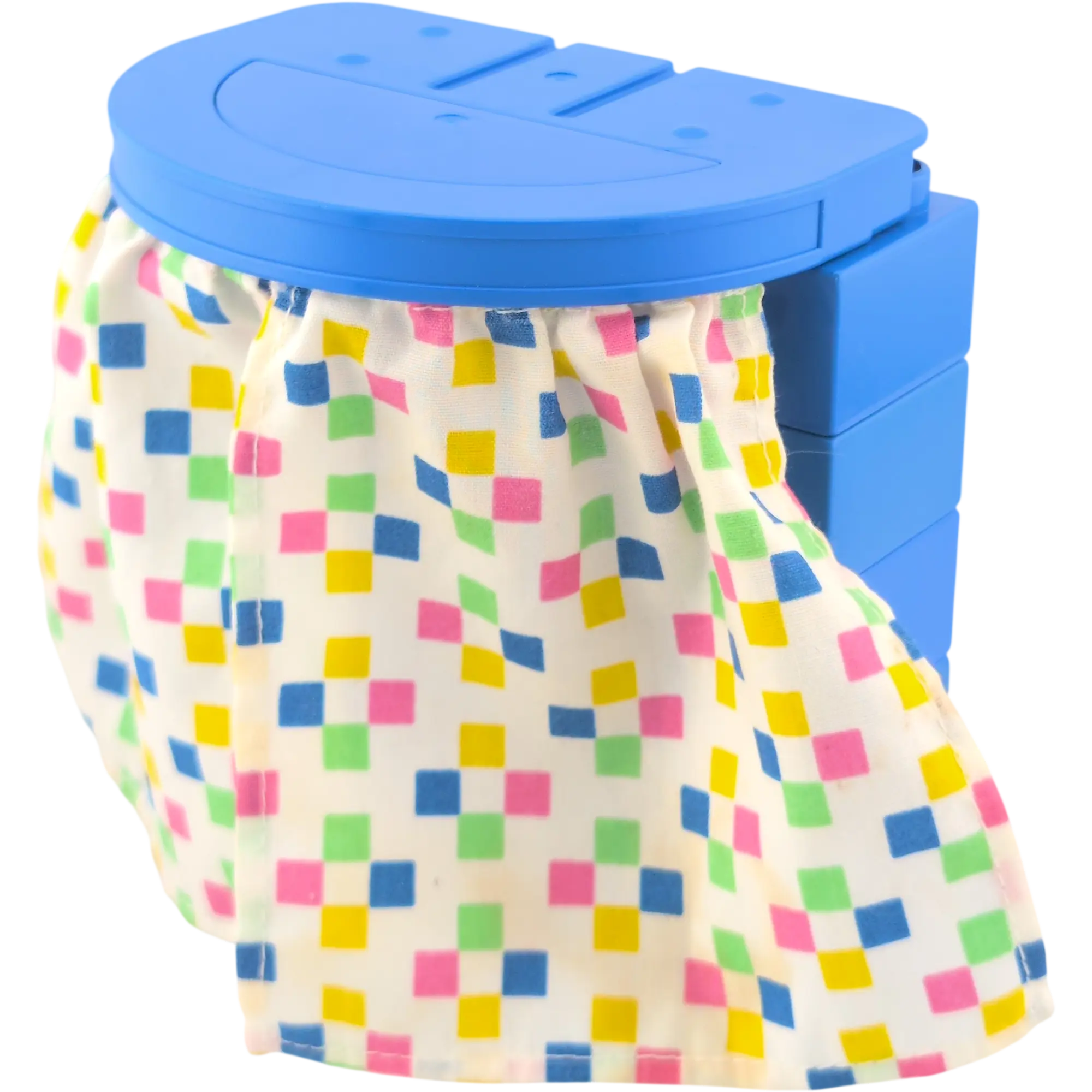 Lego Duplo 6485 Dusche blau 6x5 Duschvorhang Stoff Gardine Badezimmer Bad