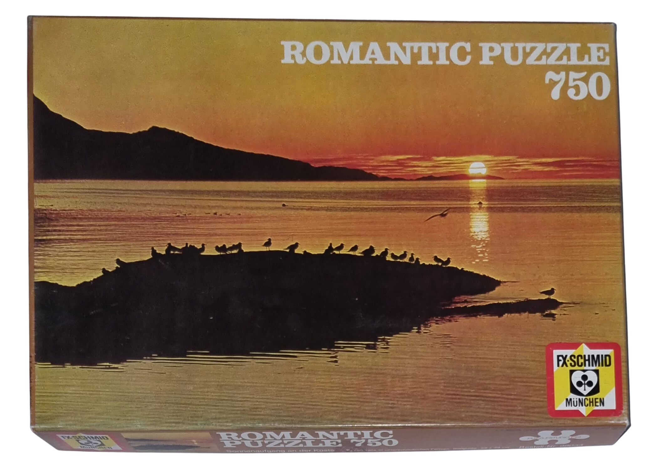 FX Schmid Romantic Puzzle 98033 Sonnenaufgang an der Küste 500 Teile