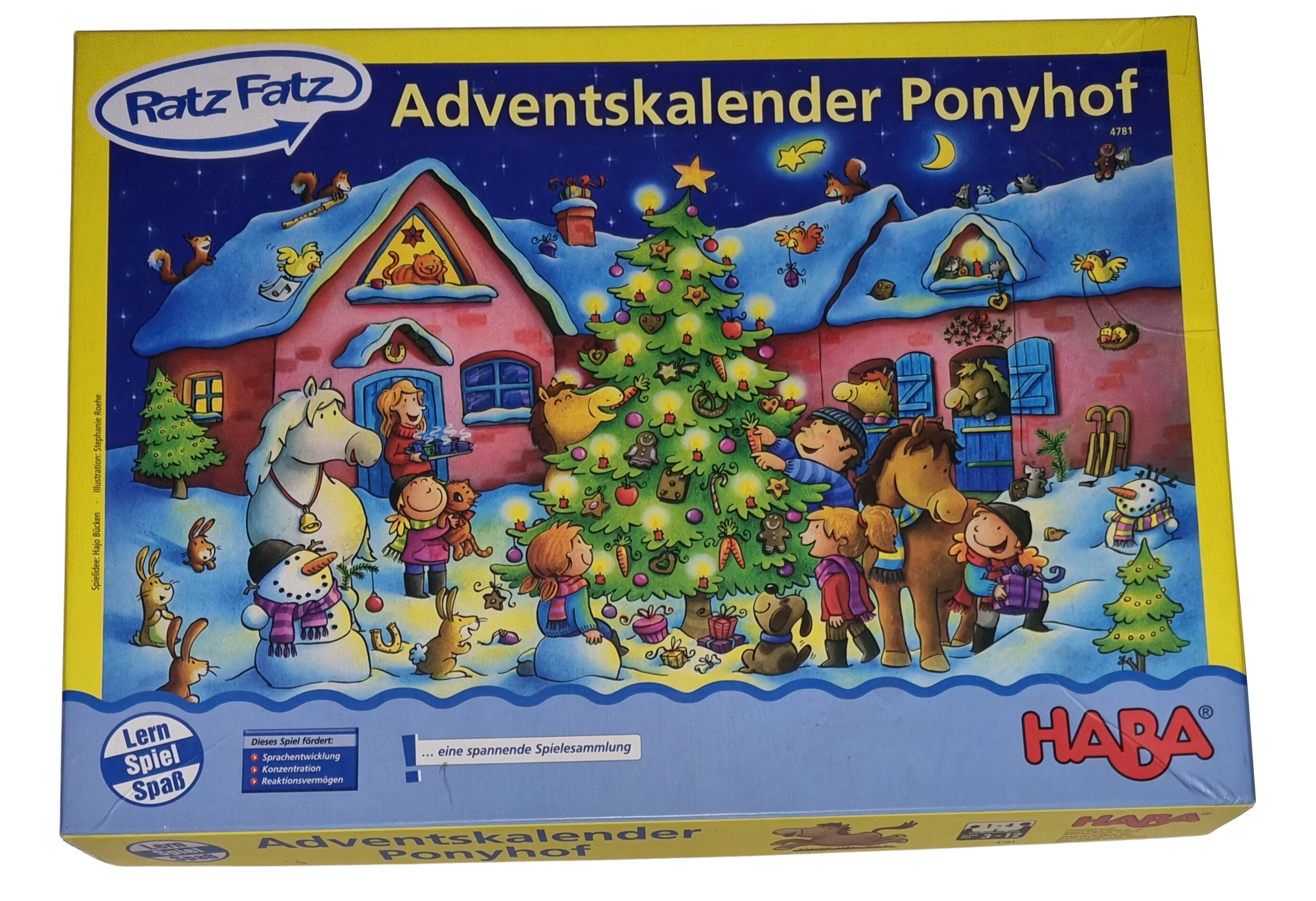 Haba Ratz Fatz Adventskalender Ponyhof 4781