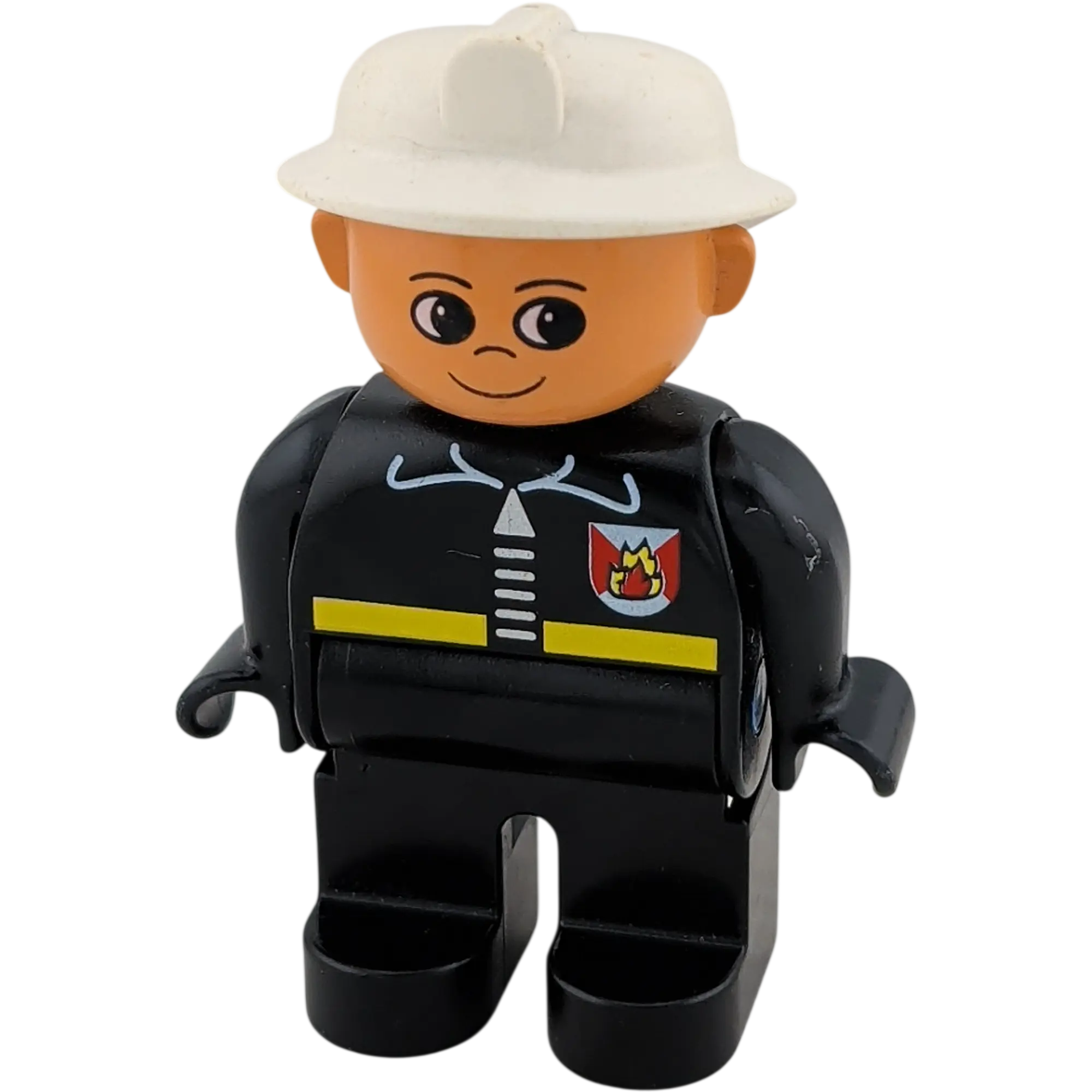 Lego Duplo Figur Feuerwehrmann 47394 Helm weiß Brandmeister