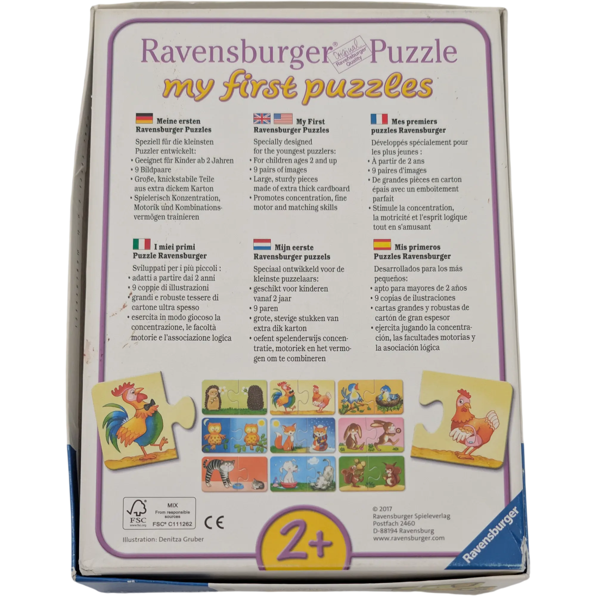 Ravensburger Puzzle my first Puzzles Viele Gegensätze 9x2 Teile 068883, Ansicht 2