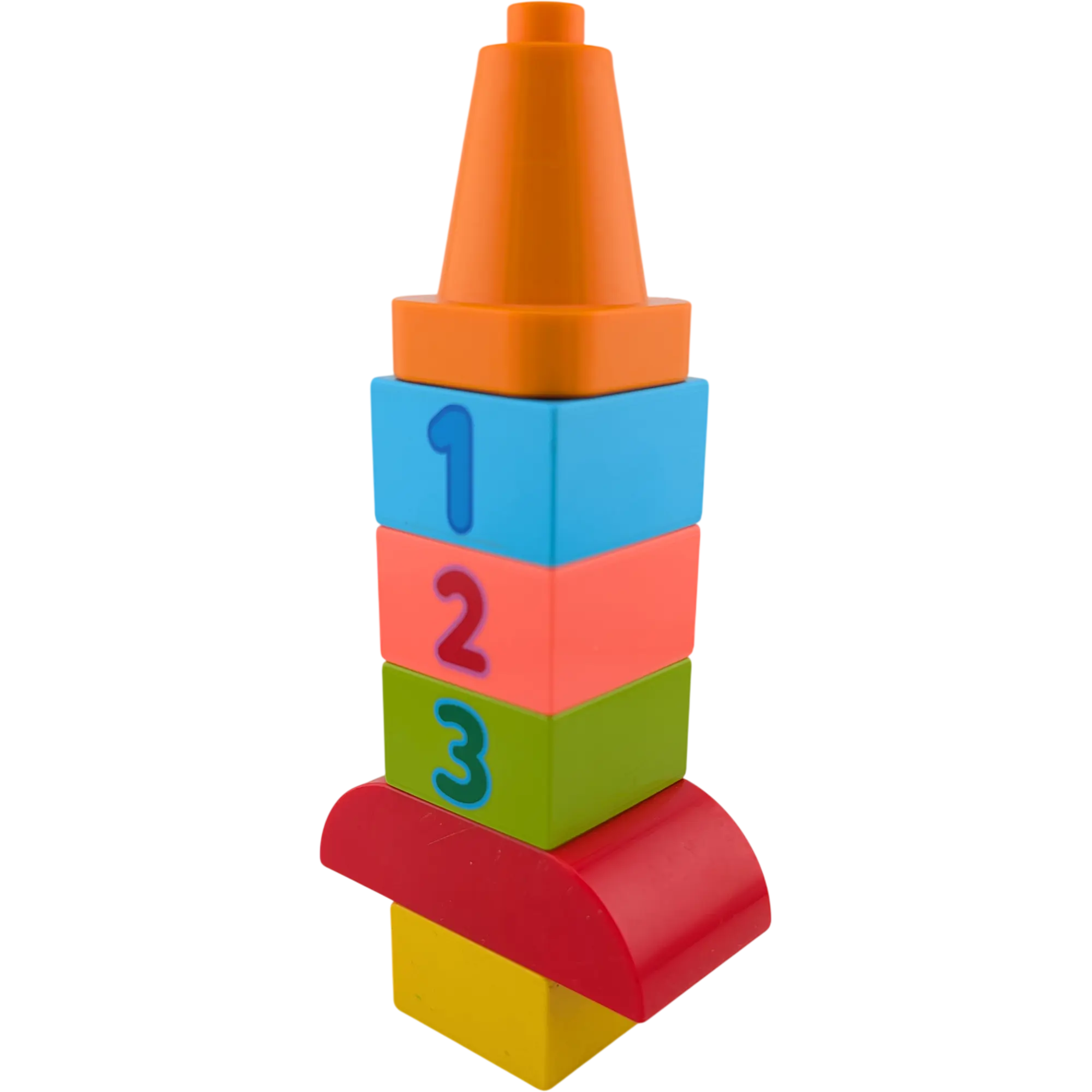 Lego Duplo Rakete Eins Zwei Drei bestehend aus 6 Steinen