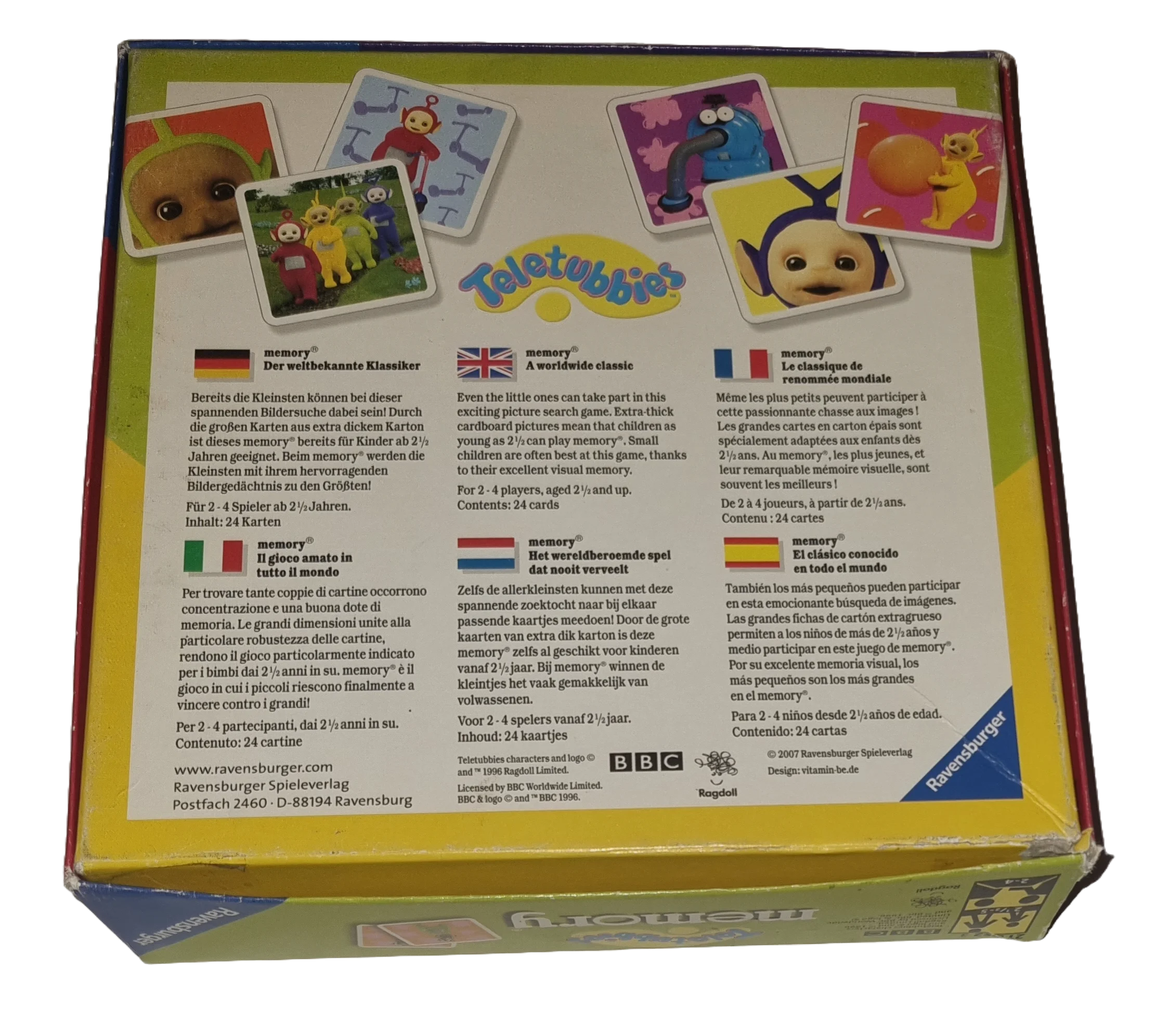 Ravensburger Teletubbies 10 Memory 218523