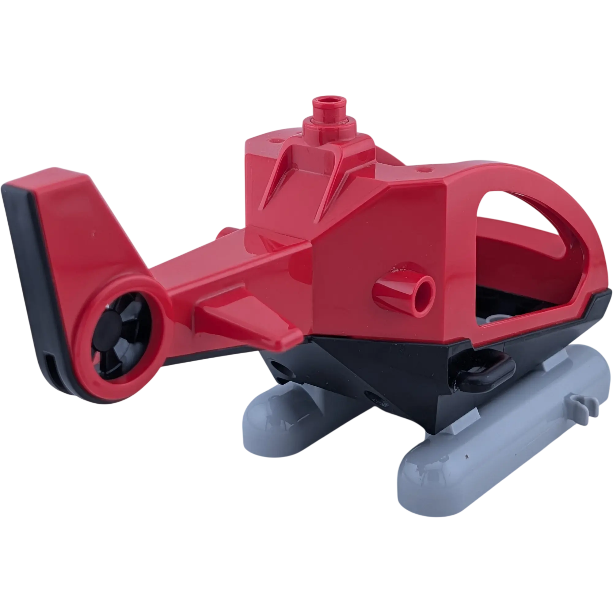Lego Duplo Hubschrauber Rot Feuerwehr ohne Propeller
