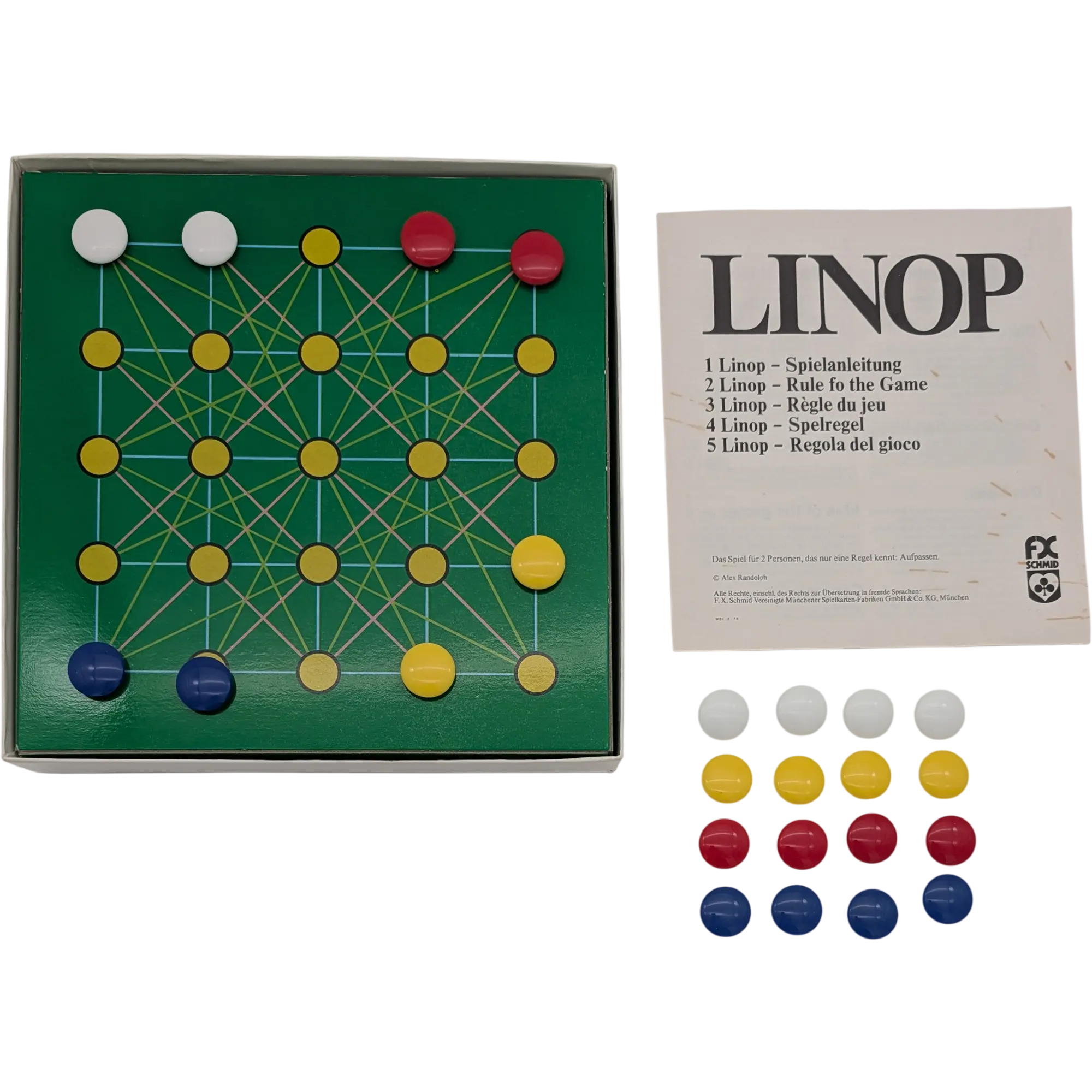 FX Schmid Linop Alex Randolph Strategiespiel für 2 Spieler 91714
