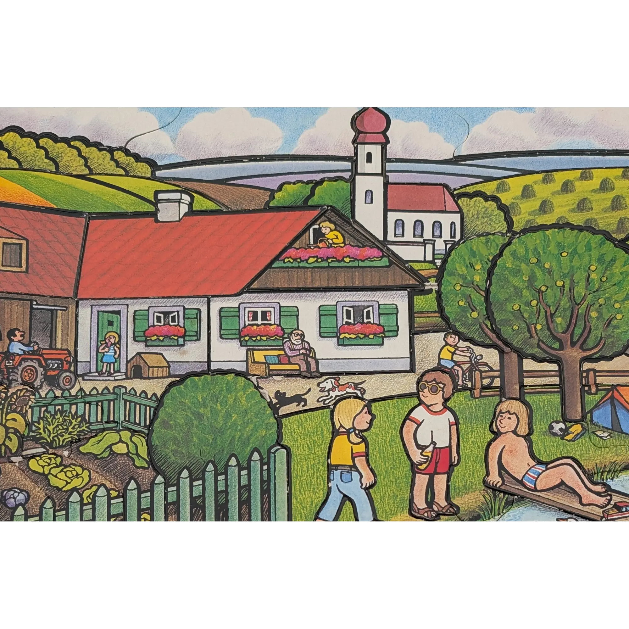 Ravensburger Didacta Puzzle Jahreszeiten 40 Teile 62354151 Frühling