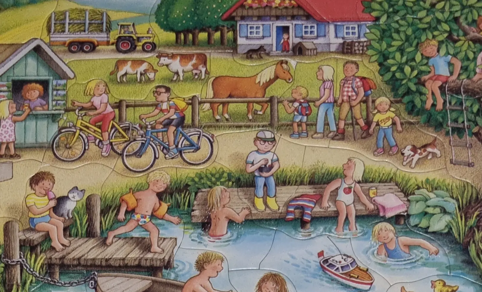 Ravensburger Didacta Rahmenpuzzle Im Sommer 36 Teile 066599