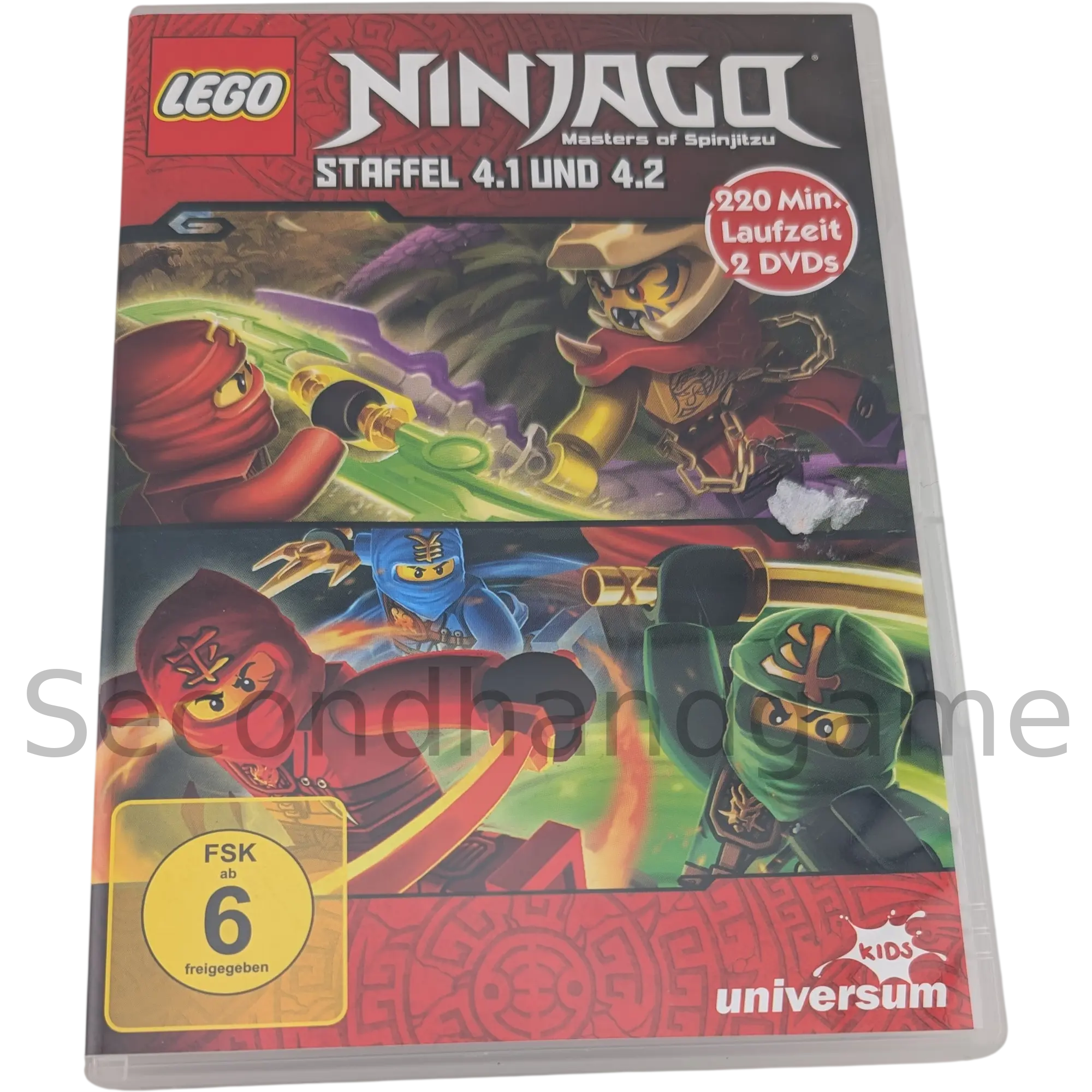 DVD Lego Ninjago Saffel 4.1 und 4.2 FSK 6