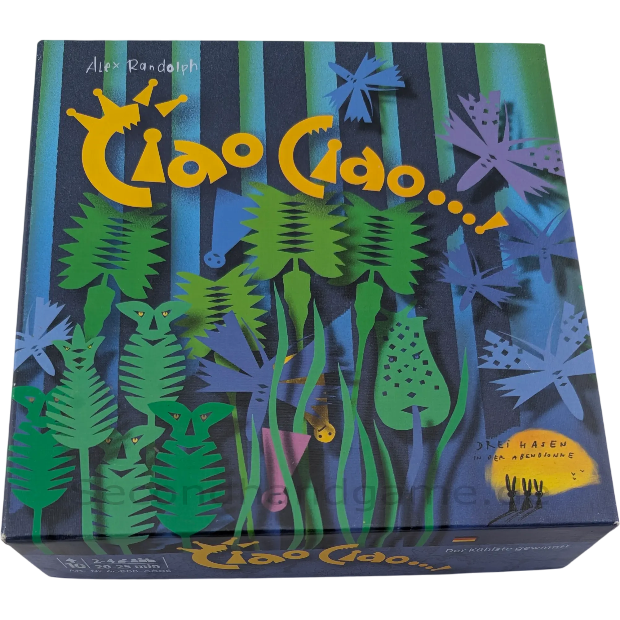 Drei Hasen in der Abendsonne Gesellschaftsspiel Ciao Ciao 608880006, ab 10 Jahren