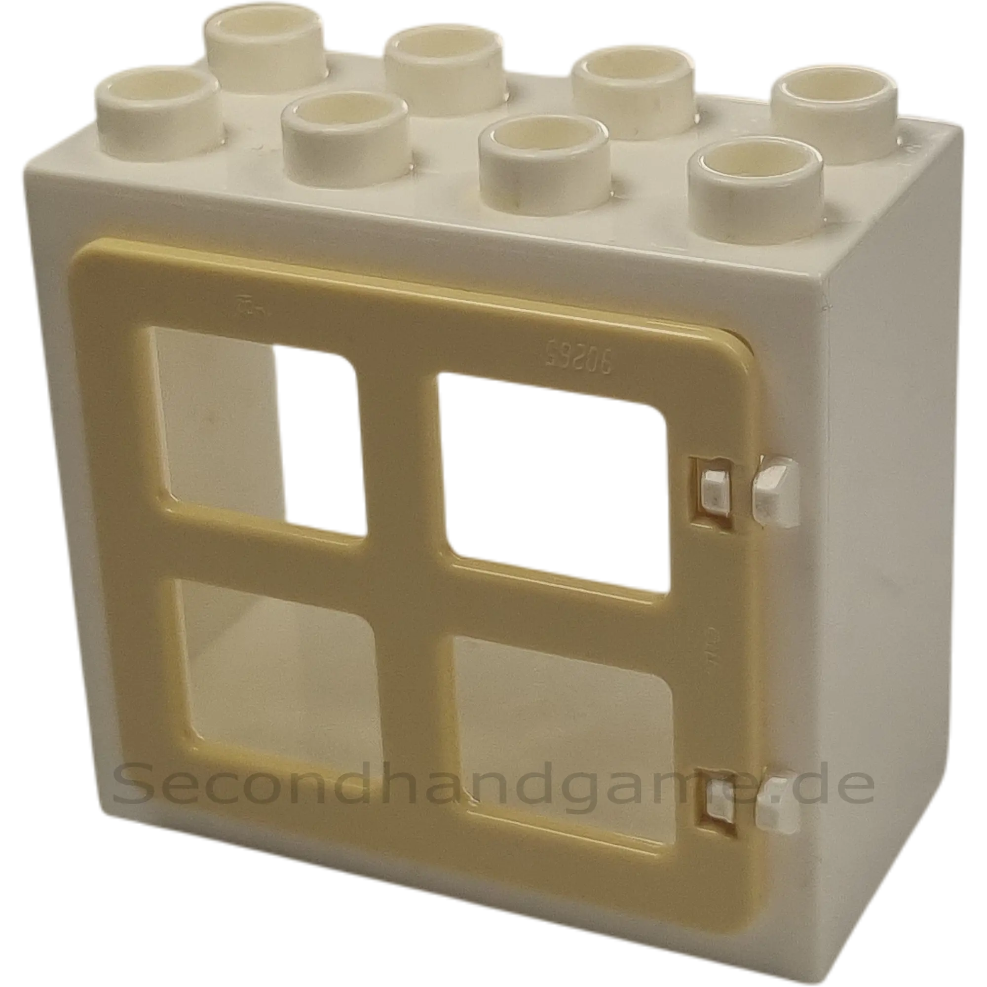 Lego Duplo 2332 Fenster 2x4 Weiß Beige