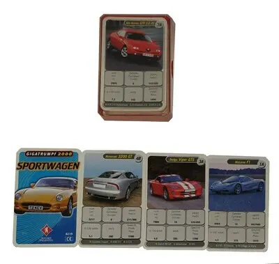 Berliner Spielkarten Gigatrumpf 2000 Sportwagen