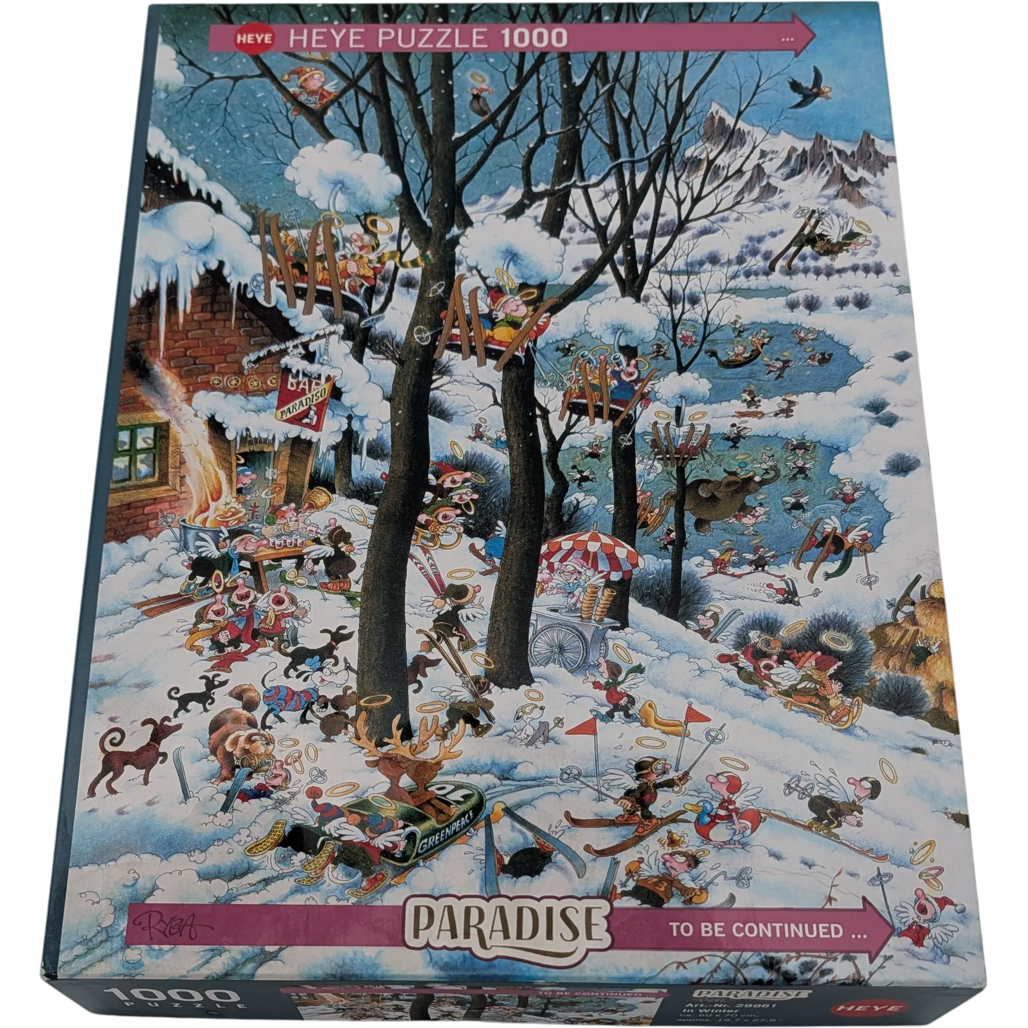 Heye Puzzle 1000 Teile 29961 Paradise to be continued Im Winter