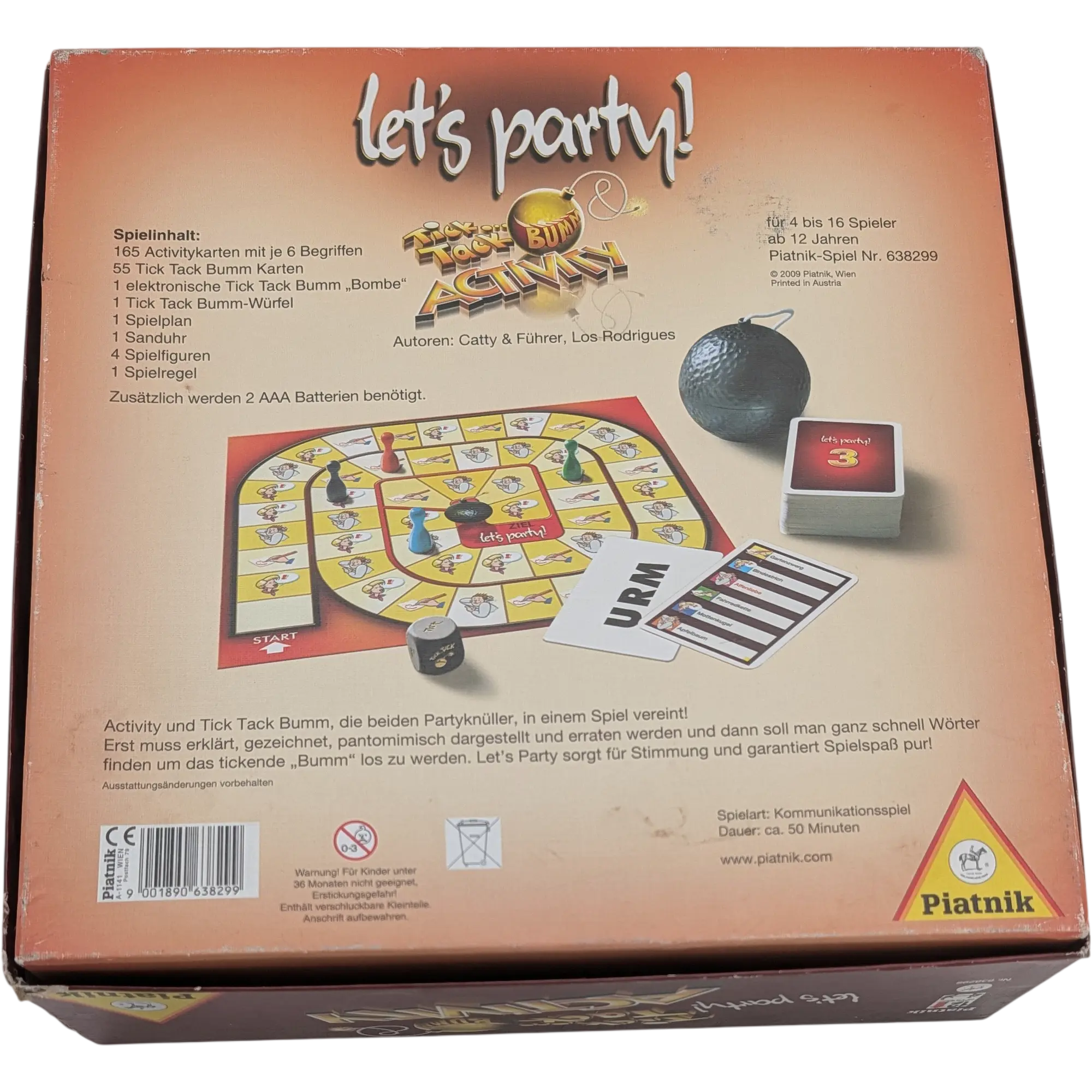 PIATNIK Let's Party! Tick... Tack Activity 638299