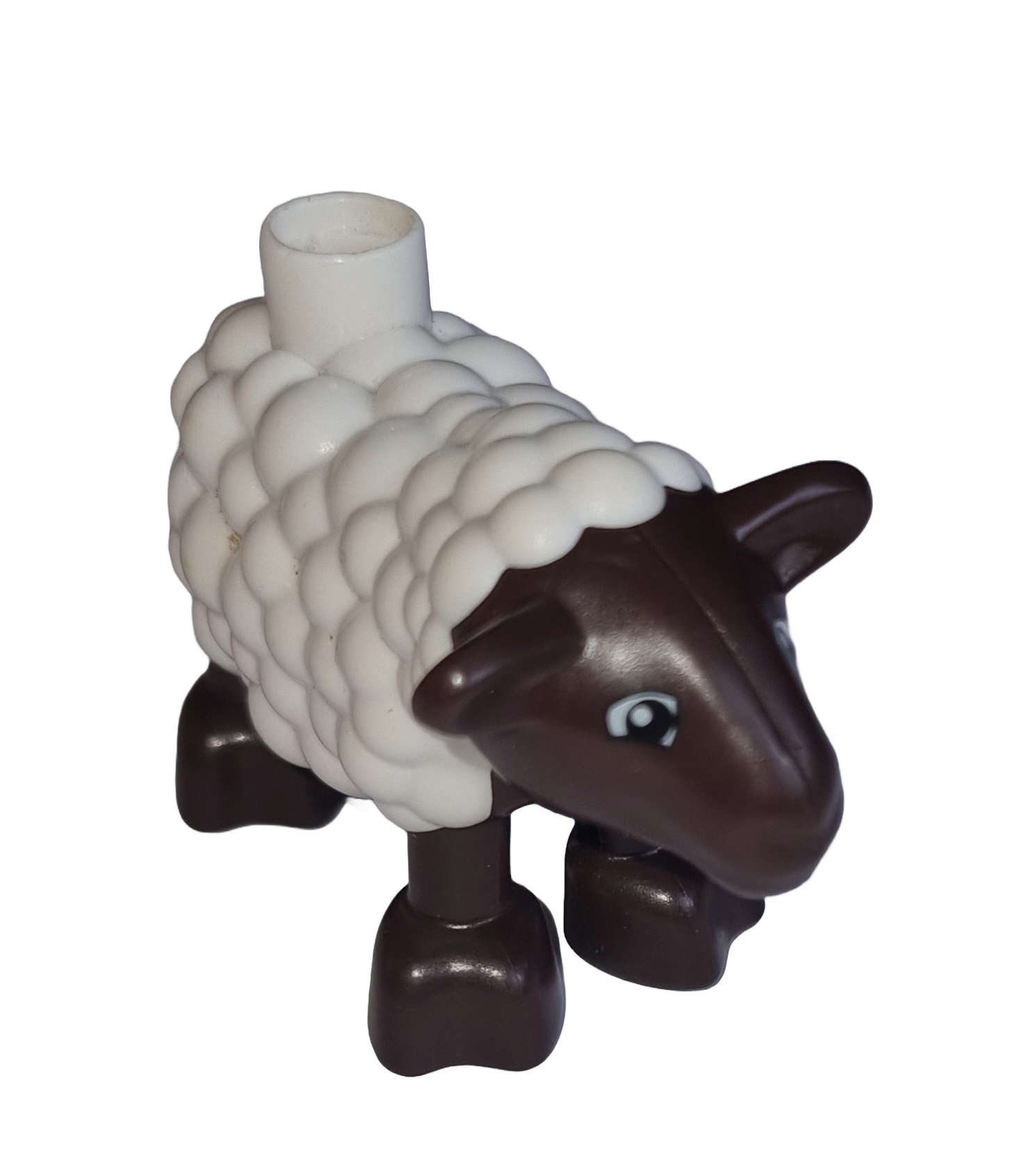 Lego Duplo Schaf neuere Version Weiß Braun