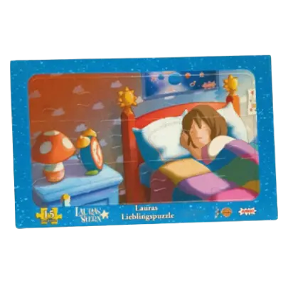 Amigo Lauras Stern Puzzle Laura im Bett 15 Teile