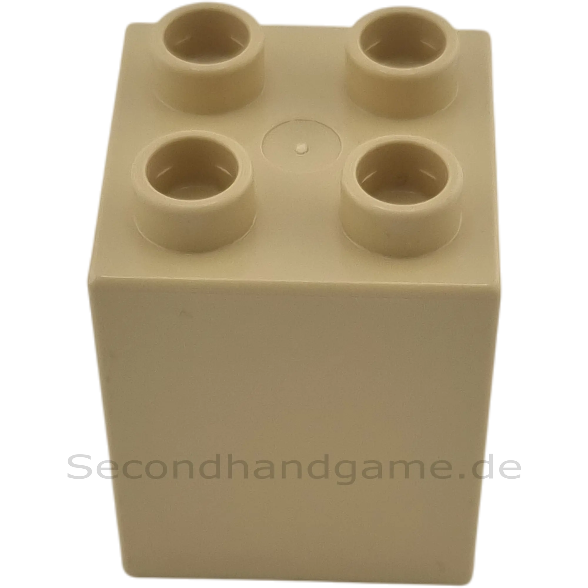 Lego Duplo 2x2x2 Doppelstein Beige