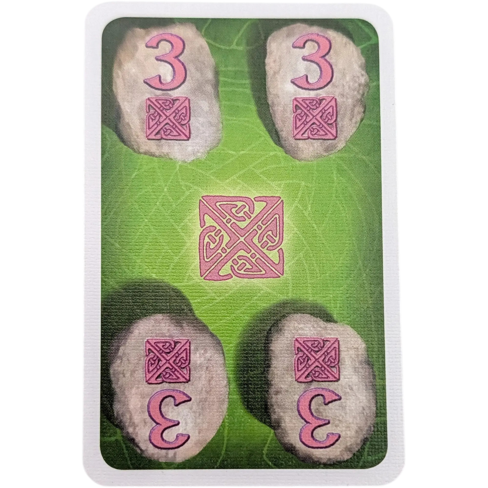 Kosmos Keltis der Weg der Steine Ersatzkarte Pink Farbsymbol Drei