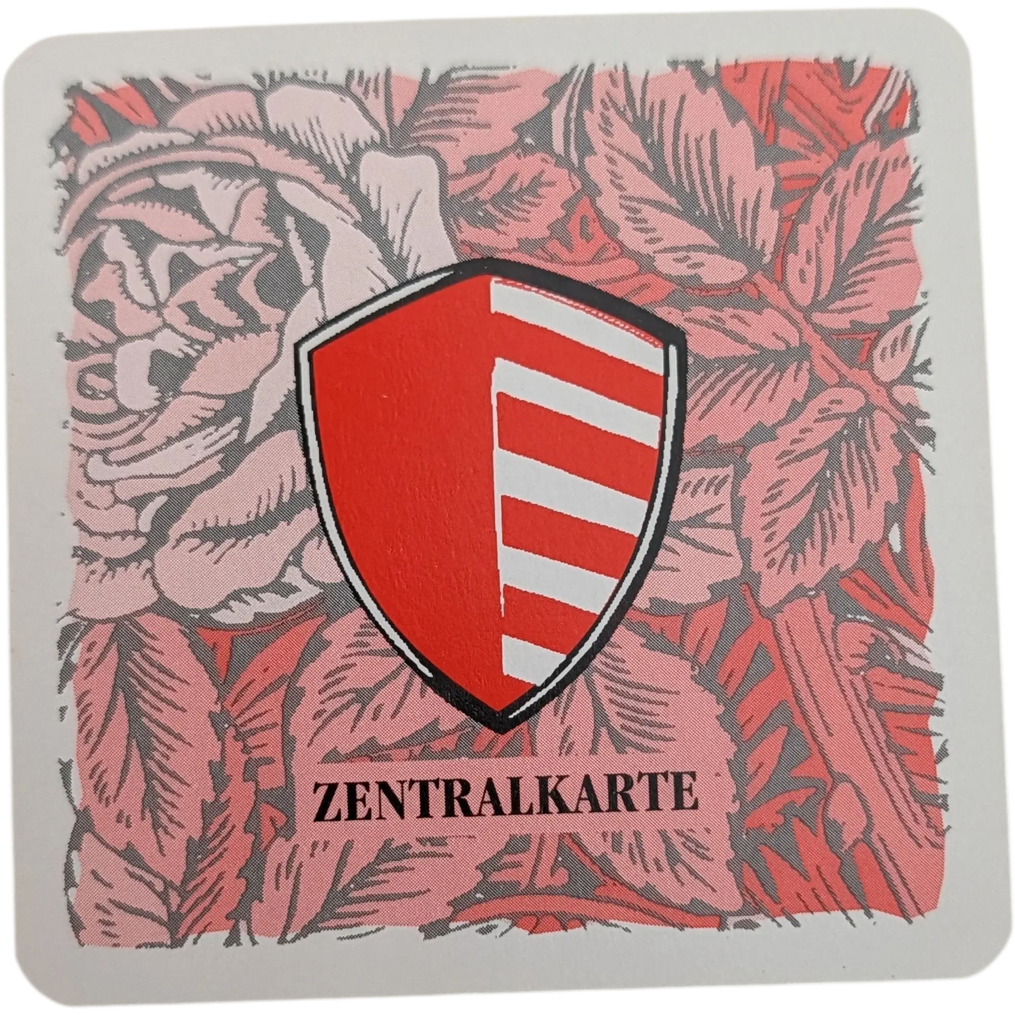 Kosmos Die Siedler von Catan das Kartenspiel Ersatzteil Zentralkarte Wappen Rot-Weiß Übersichtskarte, Ansicht 2