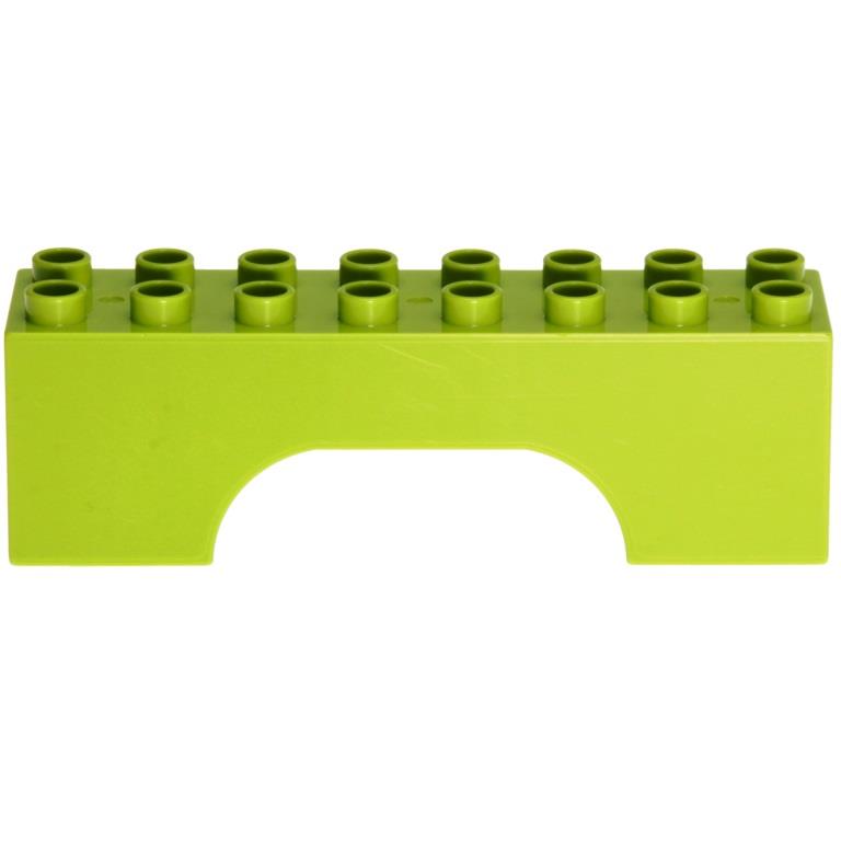 Lego Duplo 2x8x2 Brücke 18652 Hellgrün Lime
