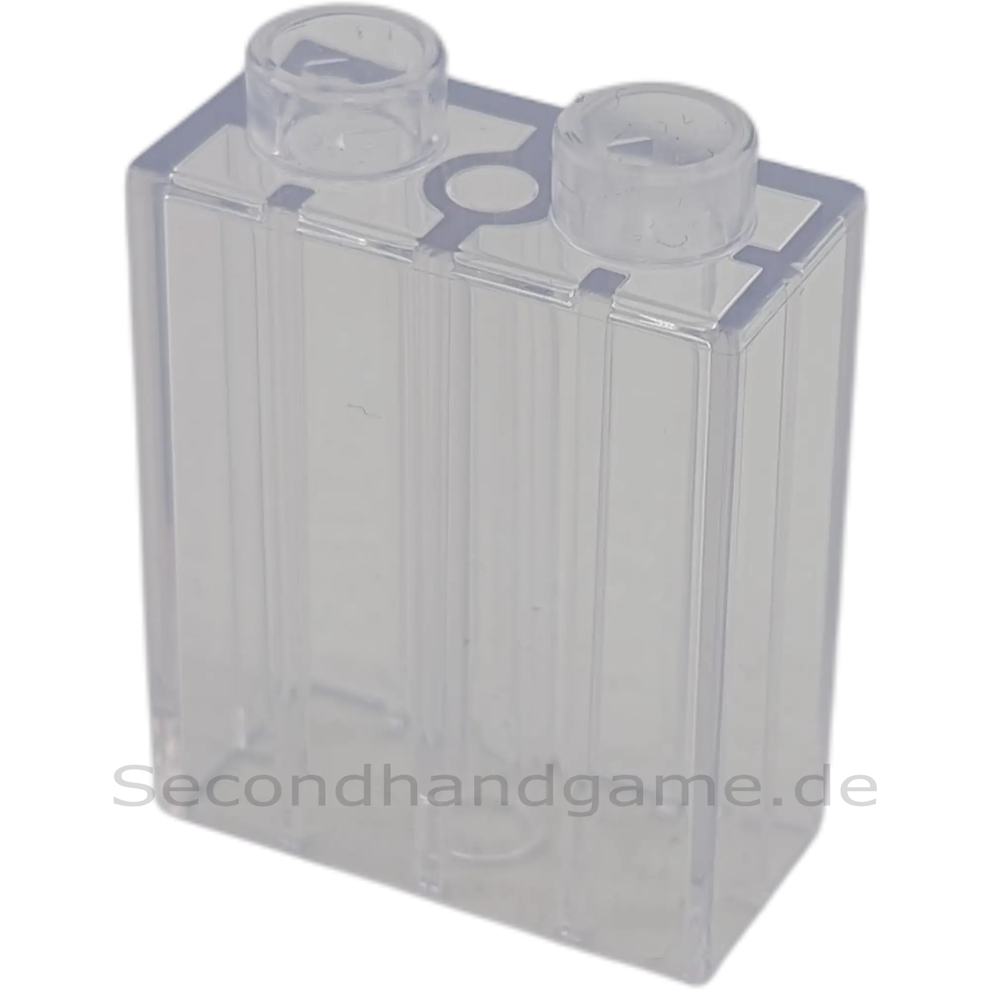 Lego Duplo 4066 Stein 1x2x2 Transparent Glasstein