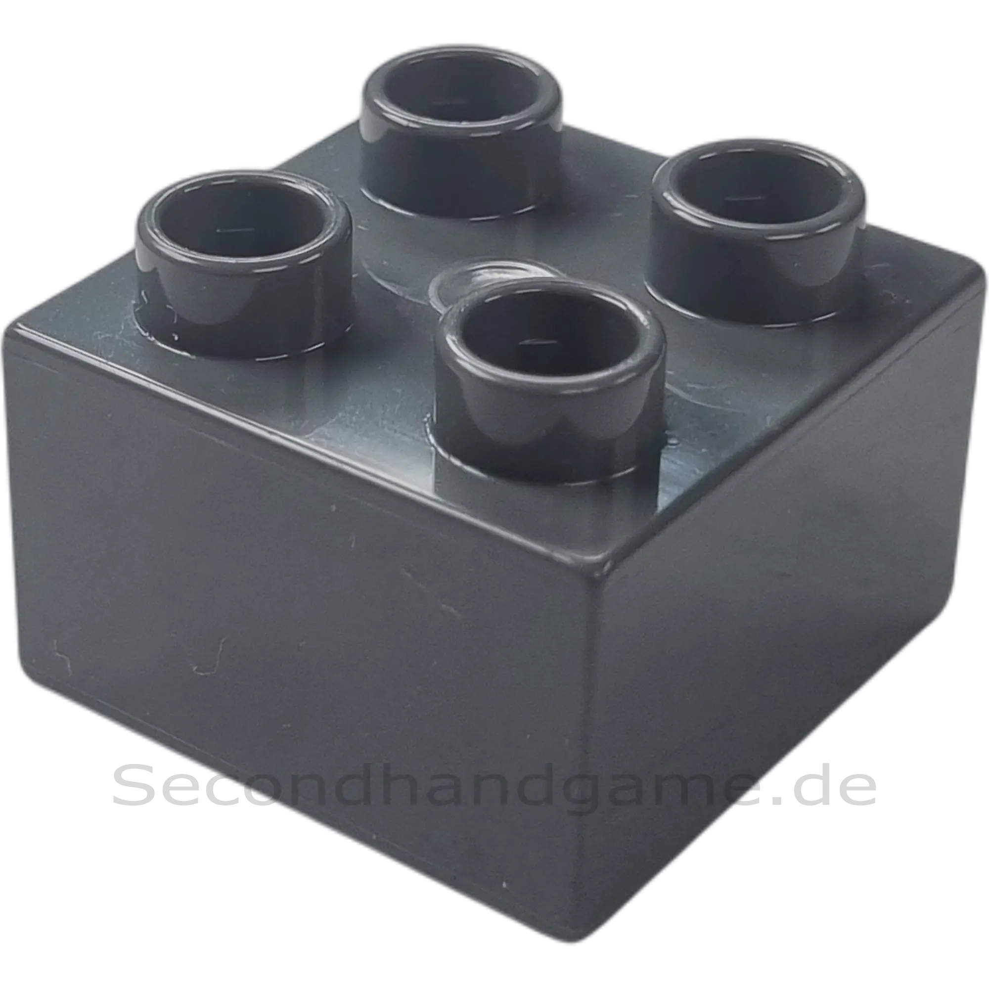 Lego Duplo 2x2 Stein 3437 Dunkelgrau