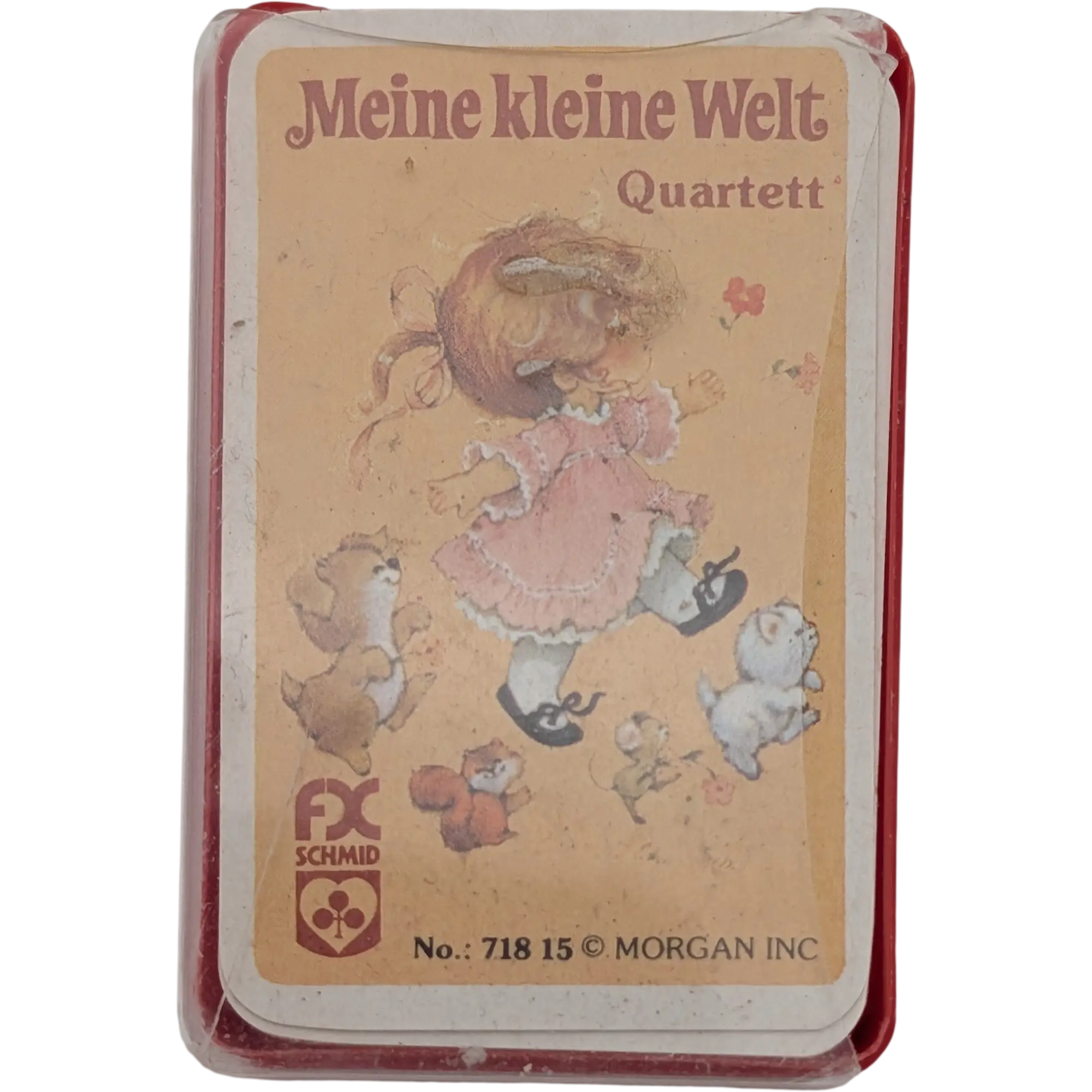 FX Schmid Meine kleine Welt Quartett 71815 Vintage Kartenspiel in Kunststoffbox