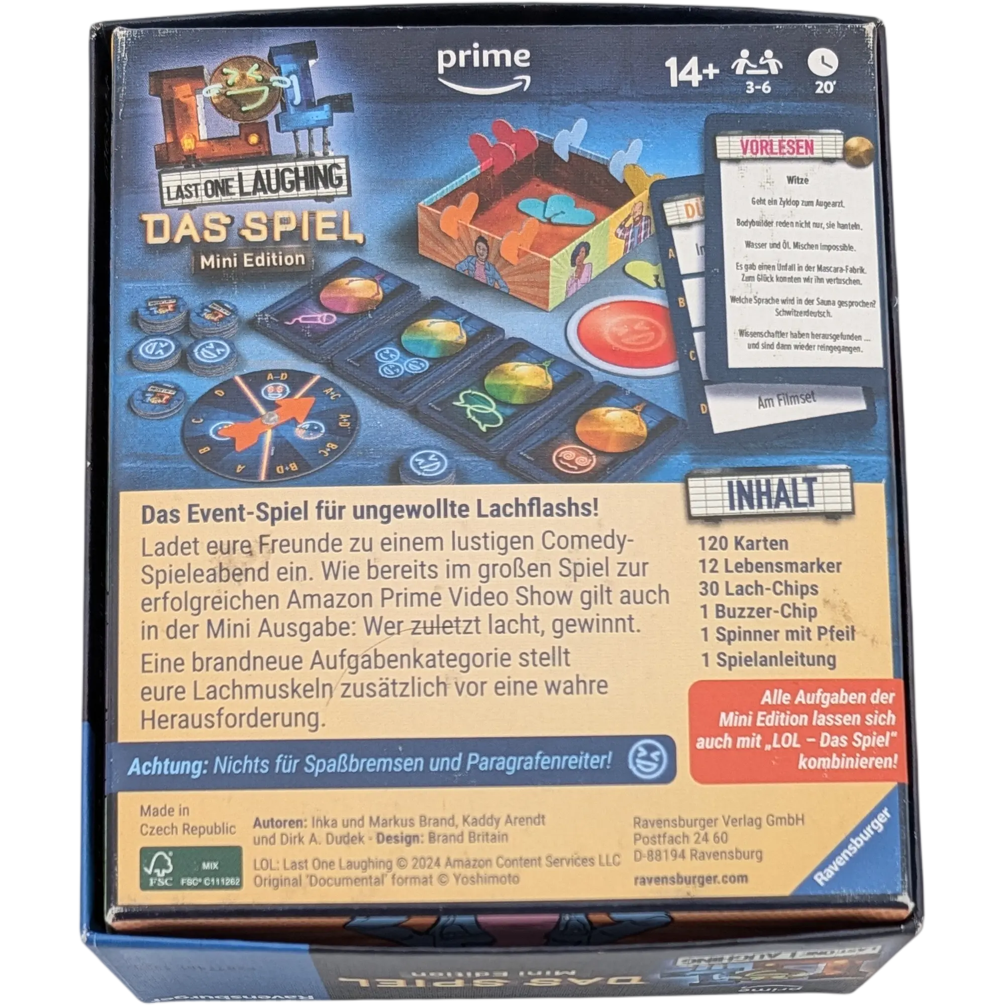 Ravensburger Prime Lol Last one Laughing Mini Edition