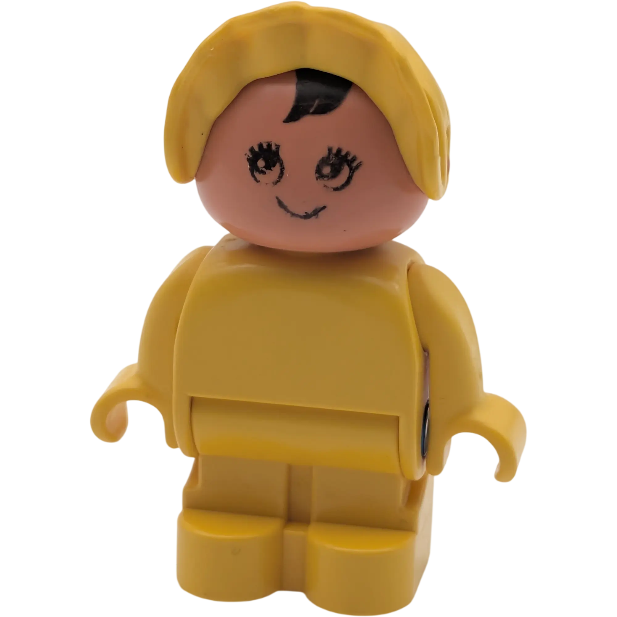 Lego Duplo Kind Baby mit gelben Strampler und gelber Haube B-Ware