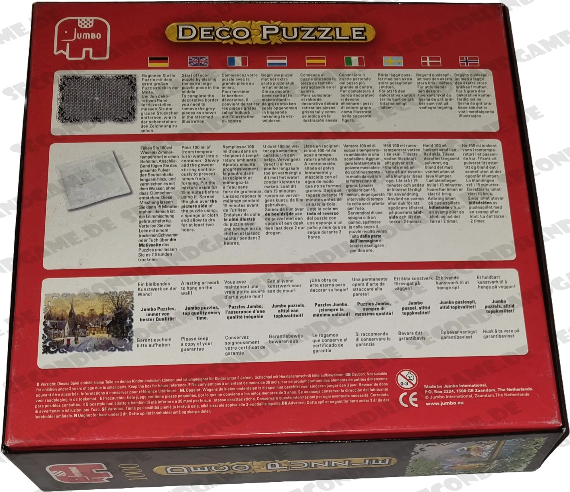 Jumbo Deco Puzzle 1000 Teile 01946 Fishing with friends