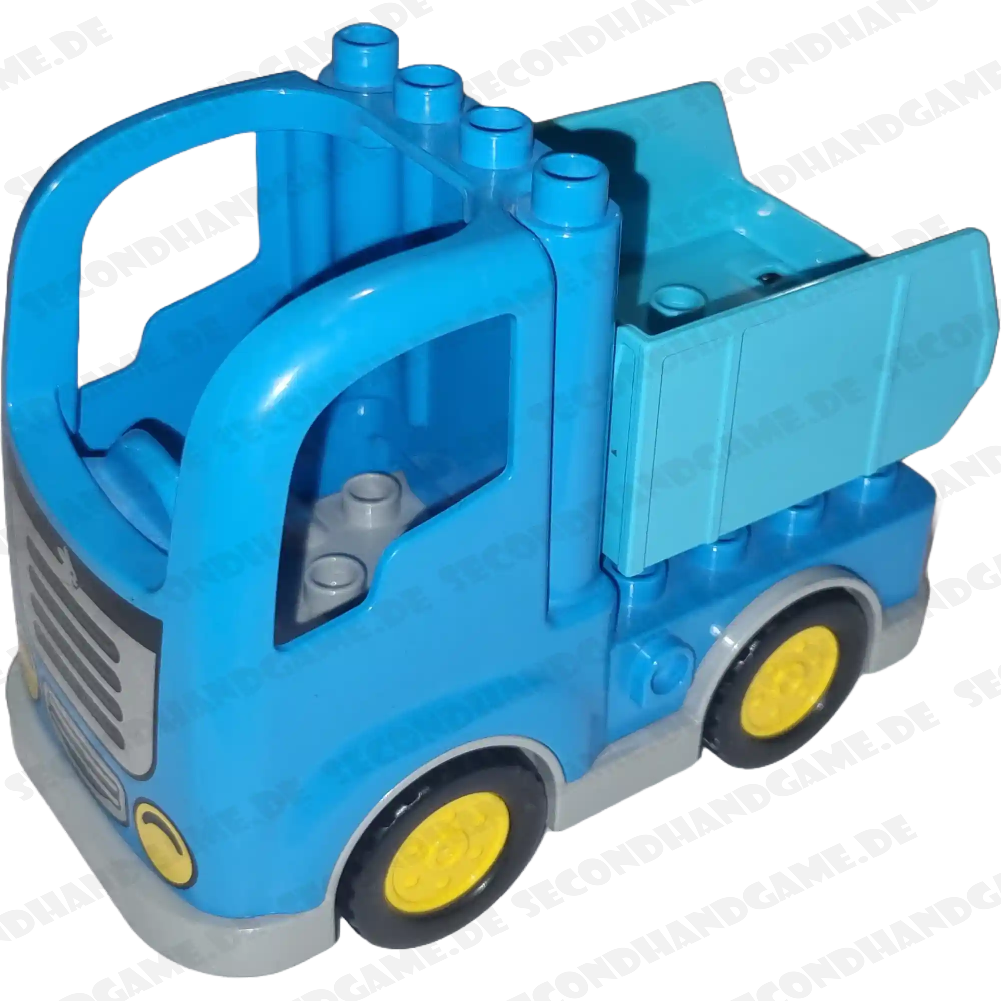 Lego Duplo Lastwagen Mittelblau mit Container