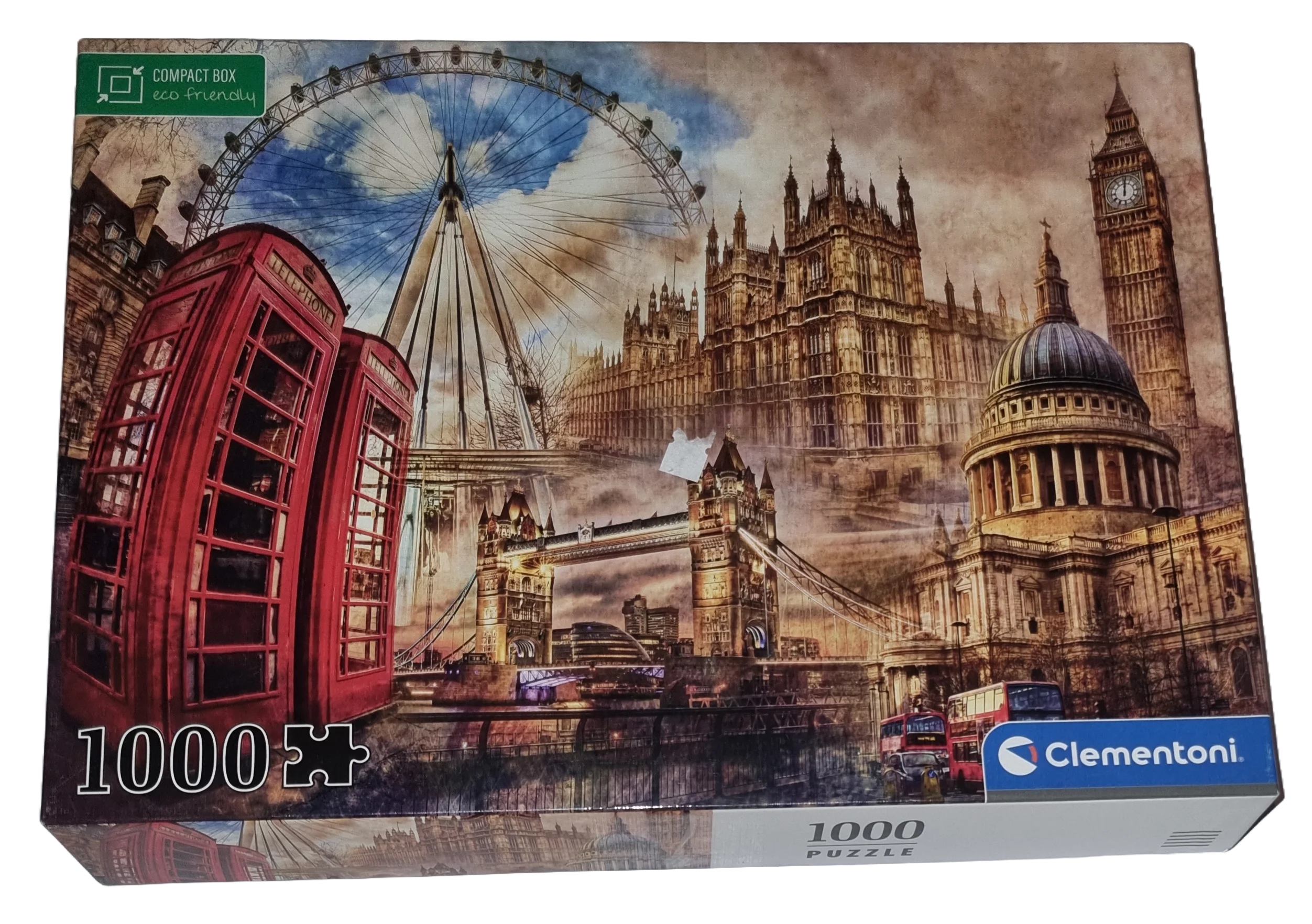 Clementoni Puzzle 1000 Teile Vintage London 80753