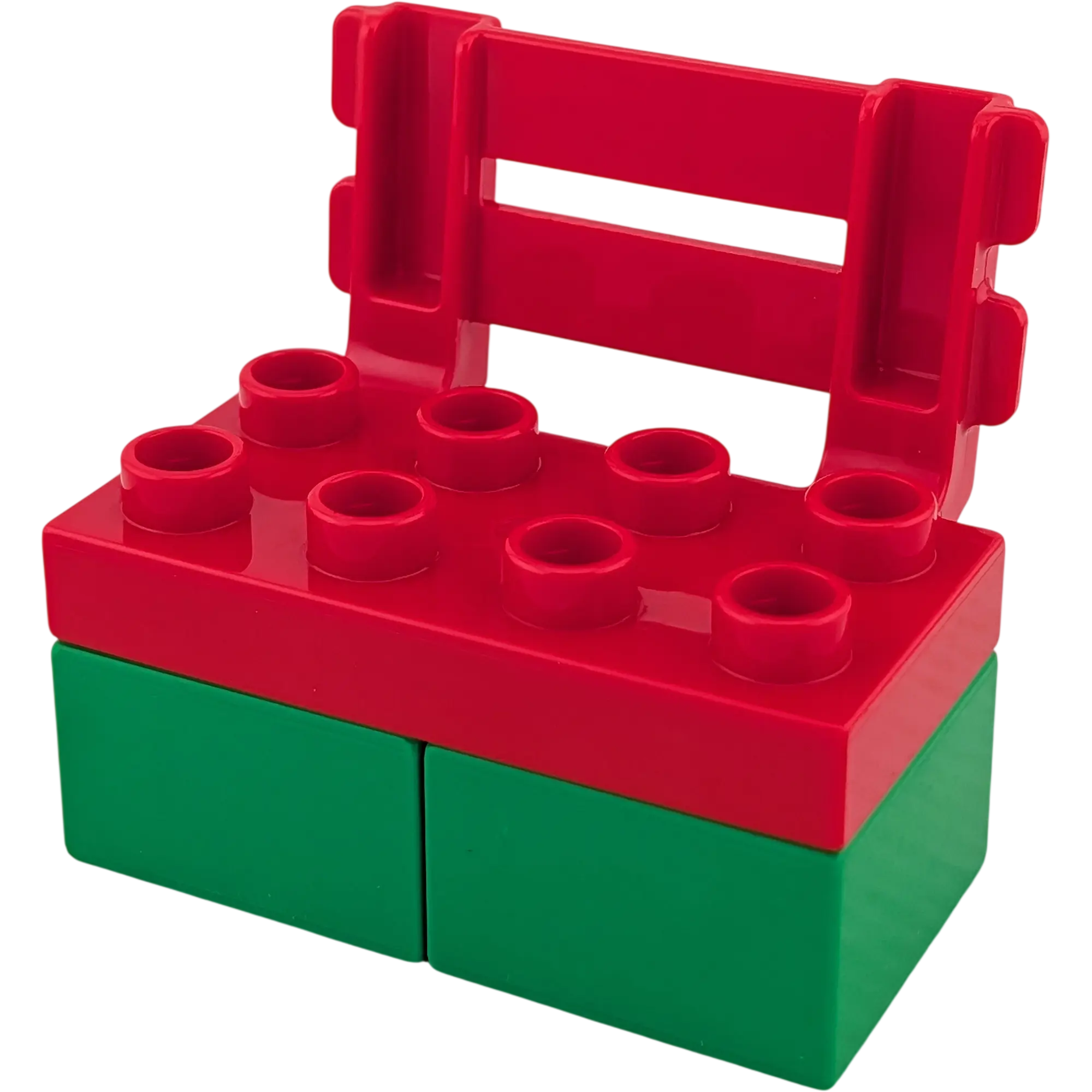 Lego Duplo 4850 Parkbank Sitzbank Rot Mittelgrün