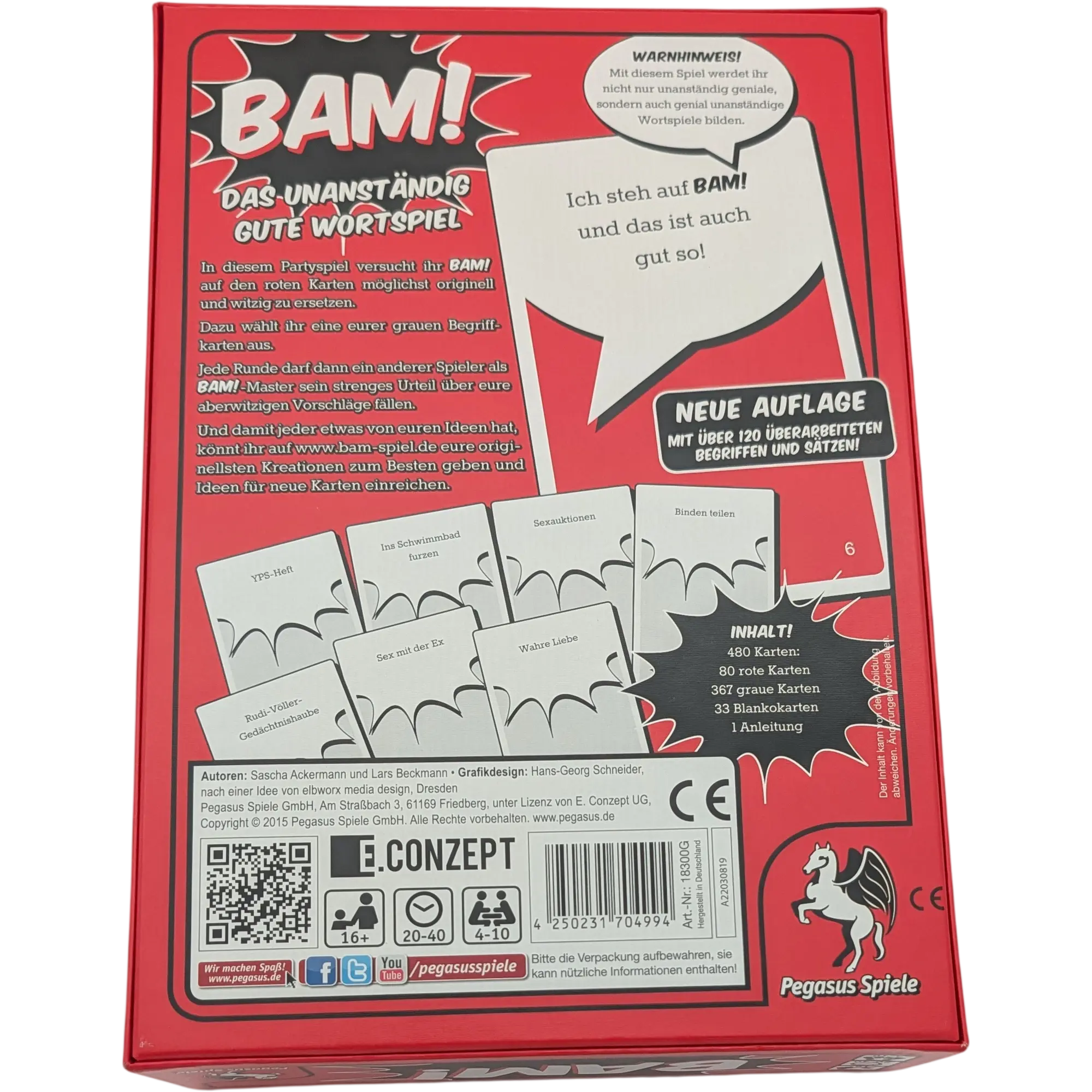 Pegasus Bam! Das unanständig gute Wortspiel
