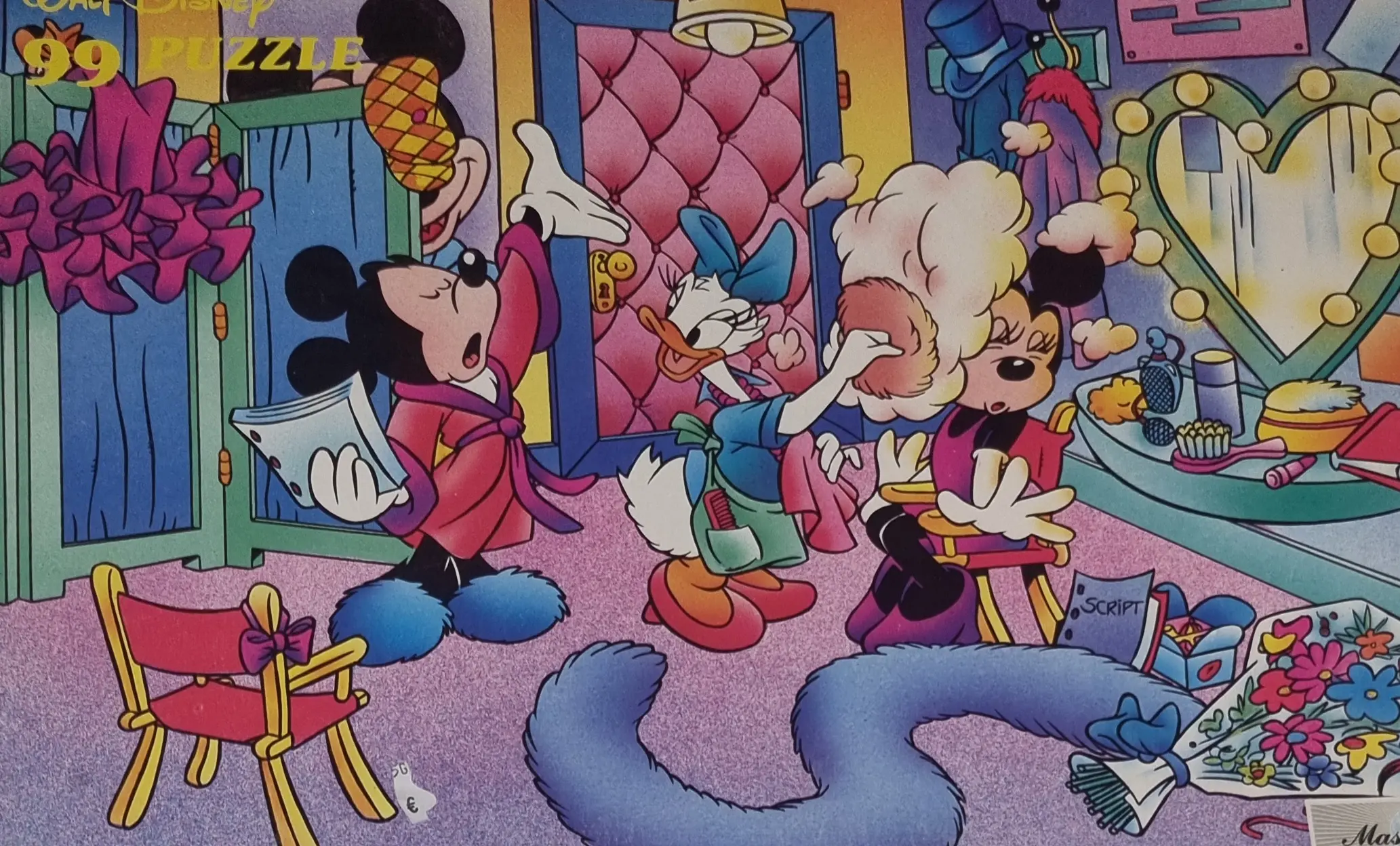 Master-line Walt Disney Daisy Duck und Mickey Mouse Puzzle 99 Teile