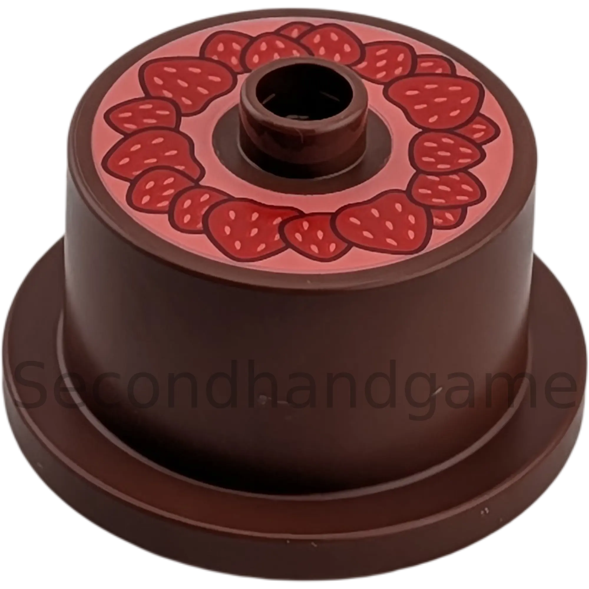 Lego Duplo 65157 Kuchen Torte Braun mit Erdbeeren