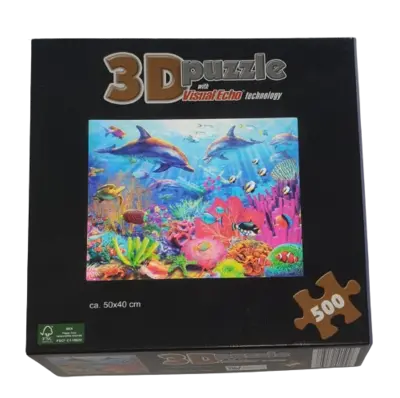 3D Puzzle with Visual Echo technology Delfine Coralen Riff 500 Teile