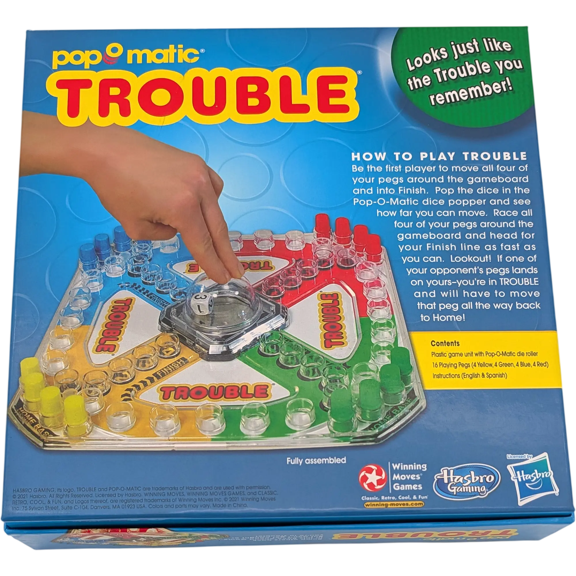 Hasbro prop o matic Trouble Game 