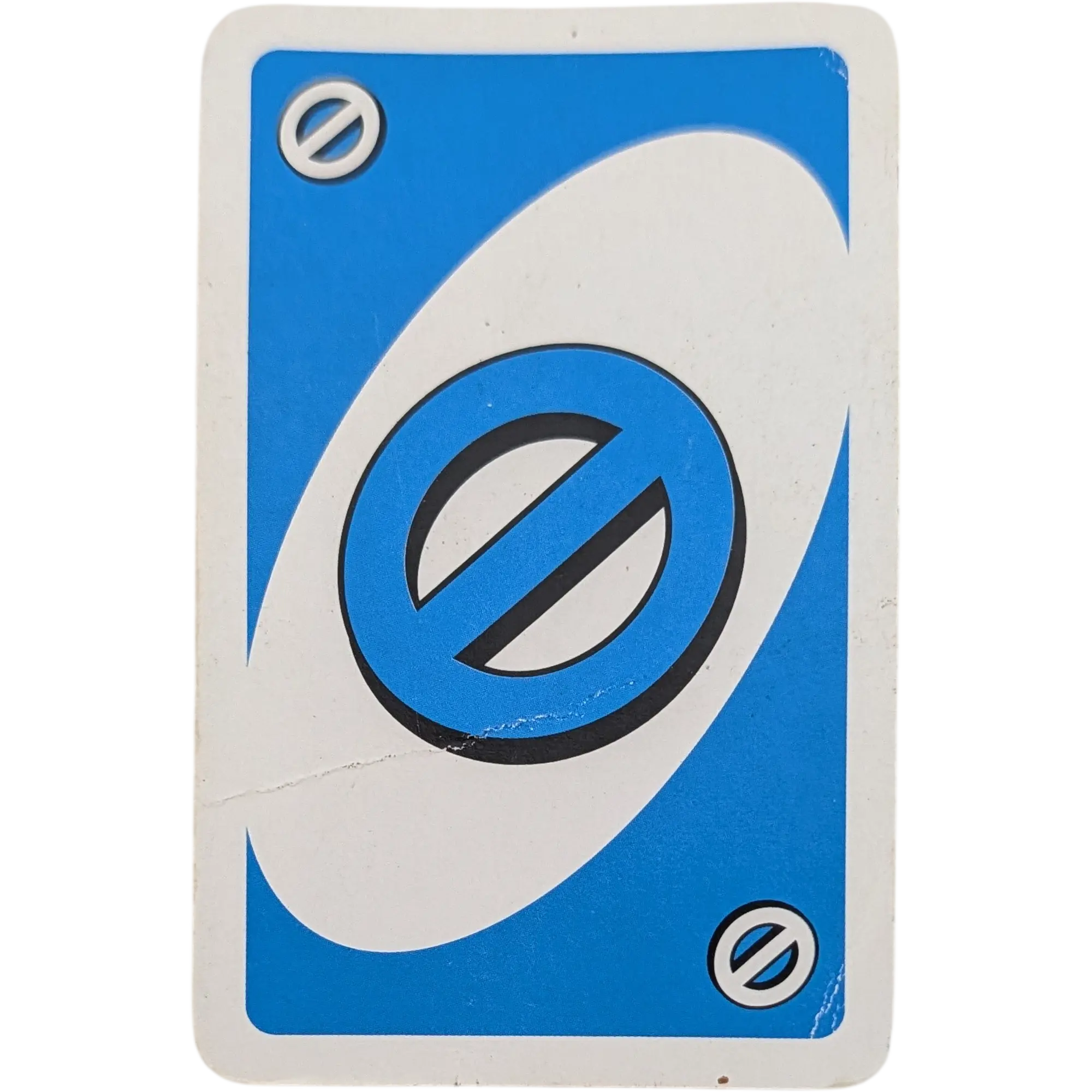 Mattel Uno Ersatzkarte Aussetzer Blau