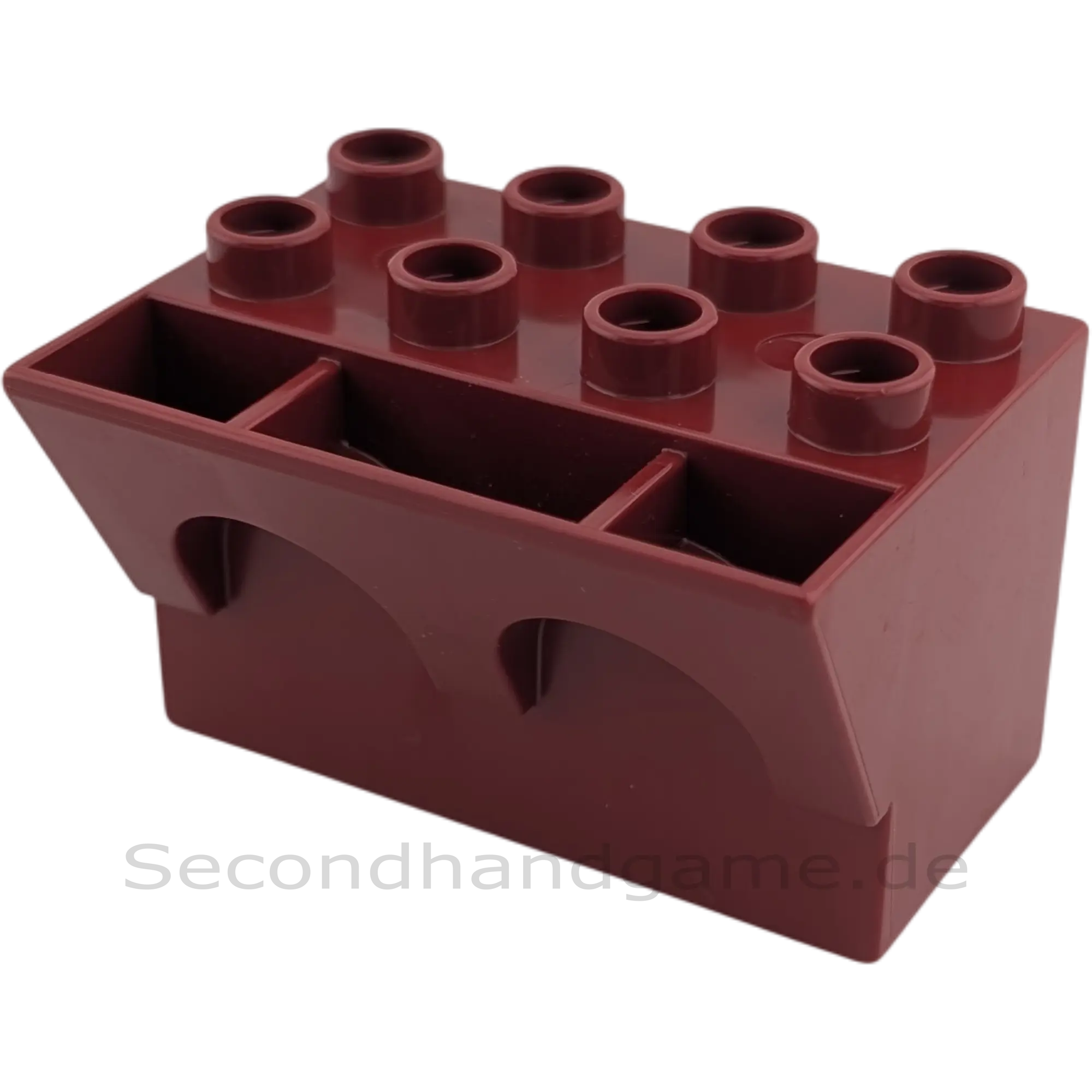 Lego Duplo Zinne / Mauerkrone 3x4x2 – Rotbraun (Teile-Nr. 51732)
