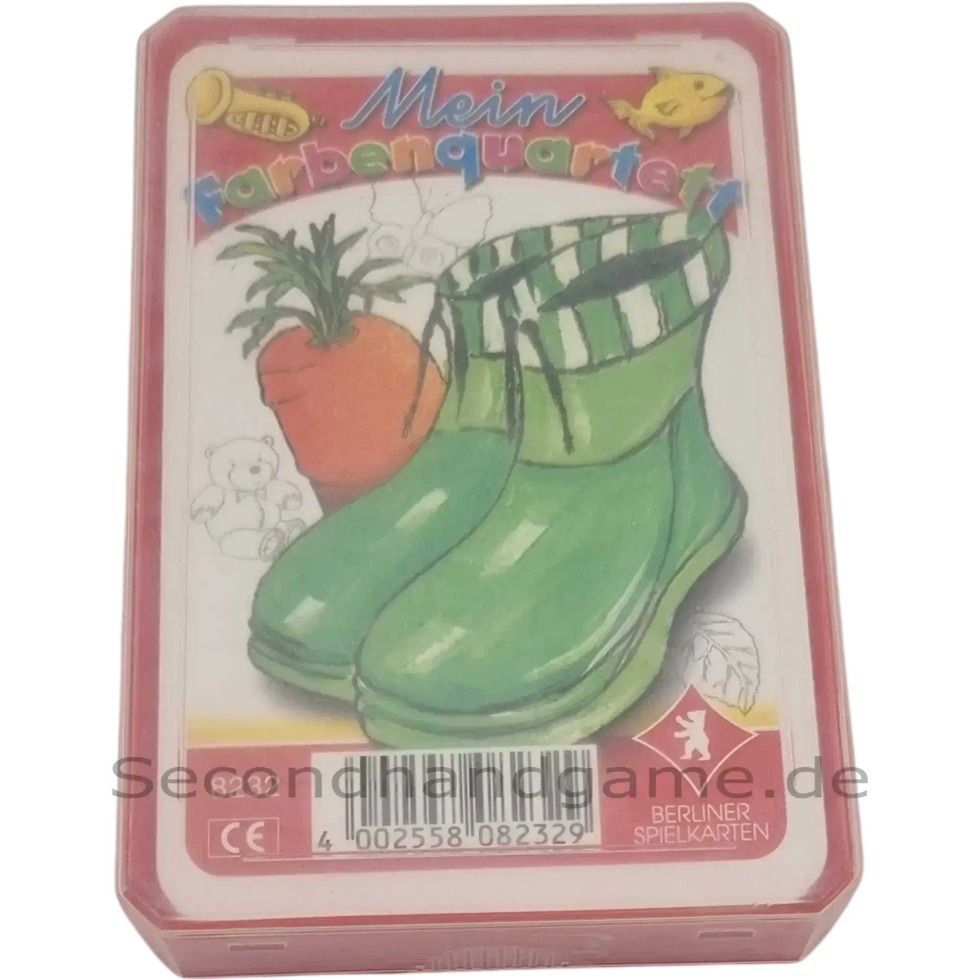 Berliner Spielkarten Mein Farbenquartett Kartenspiel 8232, ab 3 Jahren