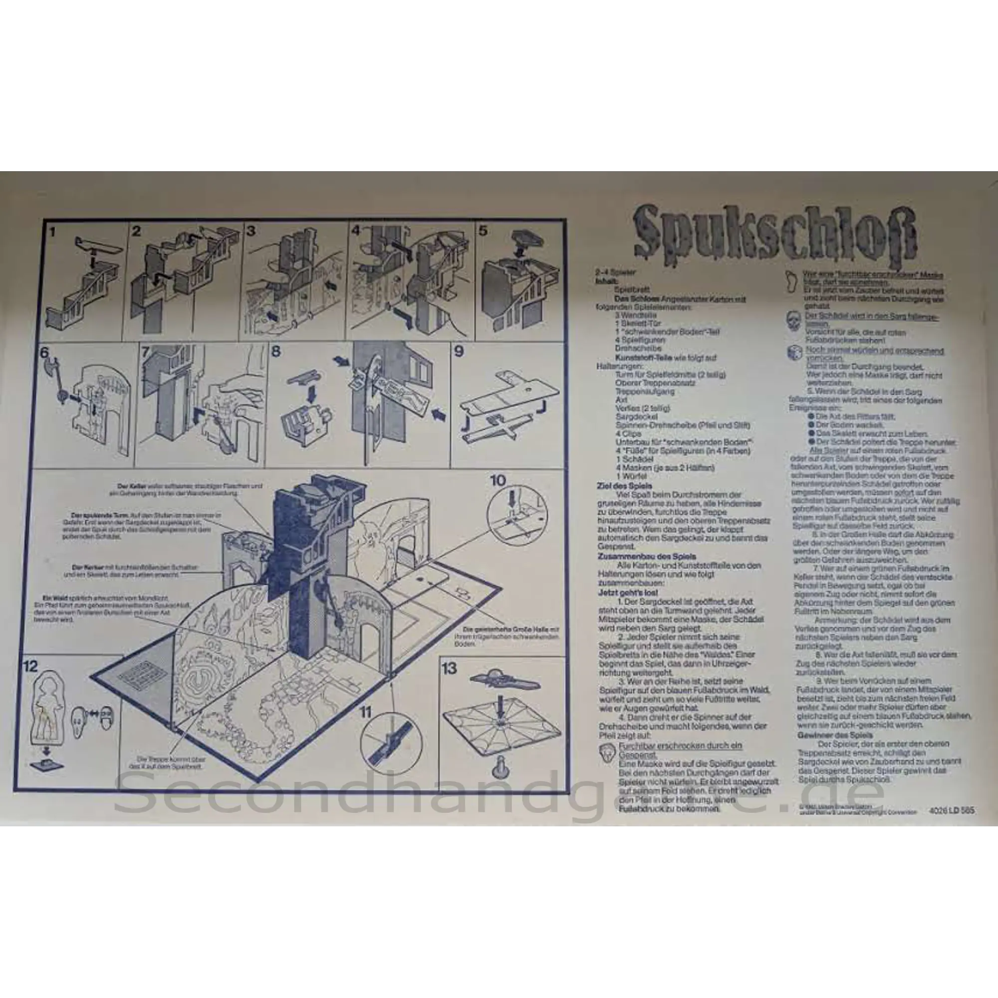 MB Spukschloss 402600 Schwarze Ausgabe