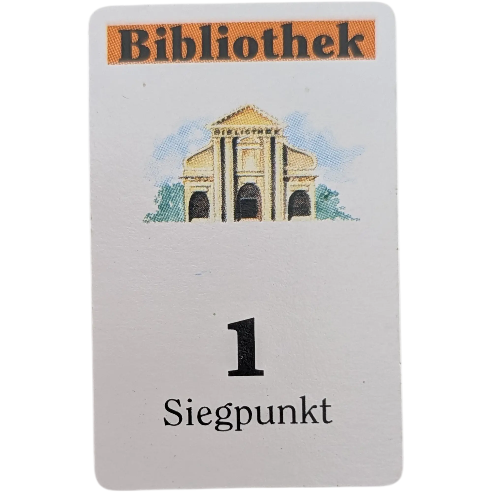 Kosmos Travel-Box Die Siedler von Catan Ersatzteile Entwicklungskarte Siegpunkt Bibliothek