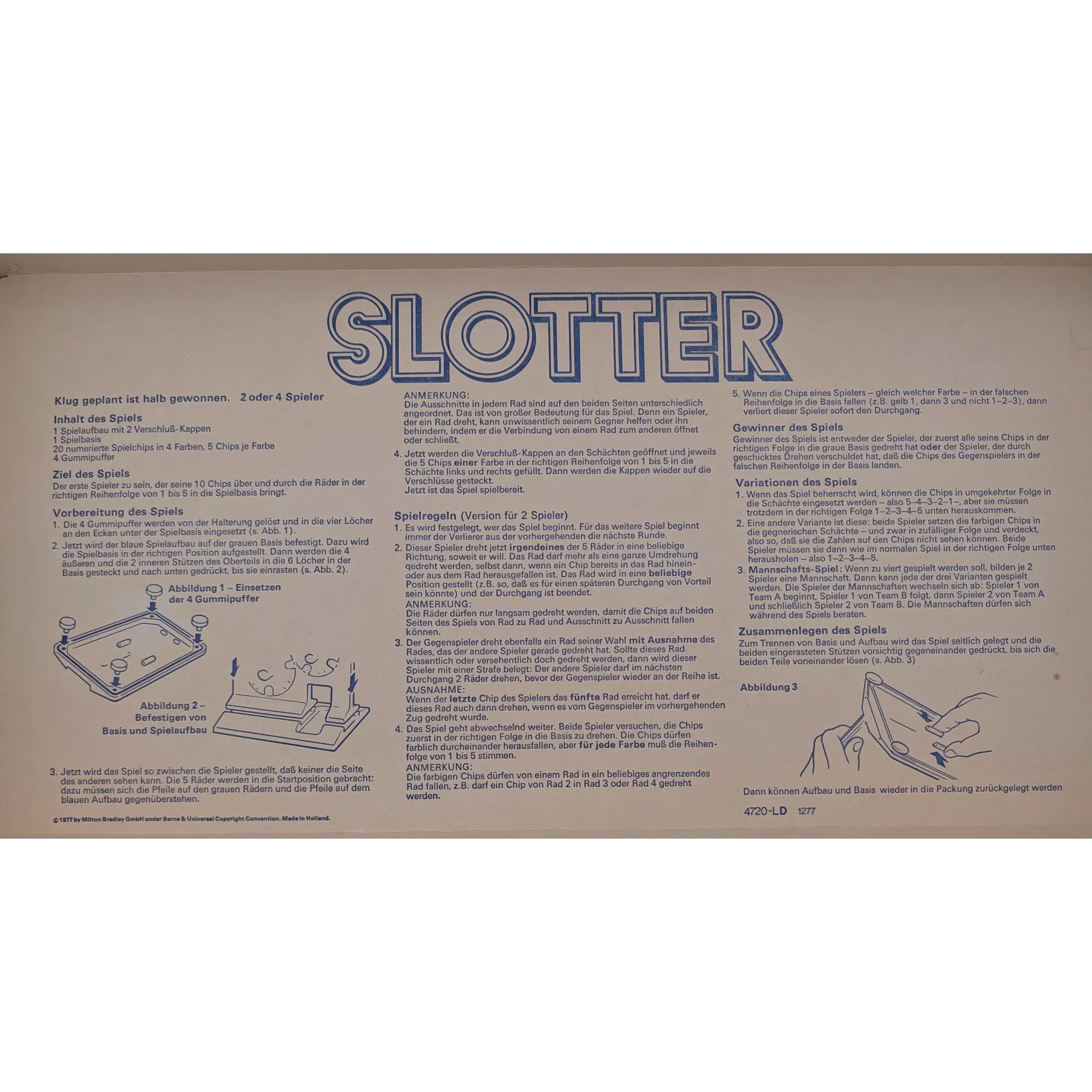 MB Slotter 611472000 von 1977