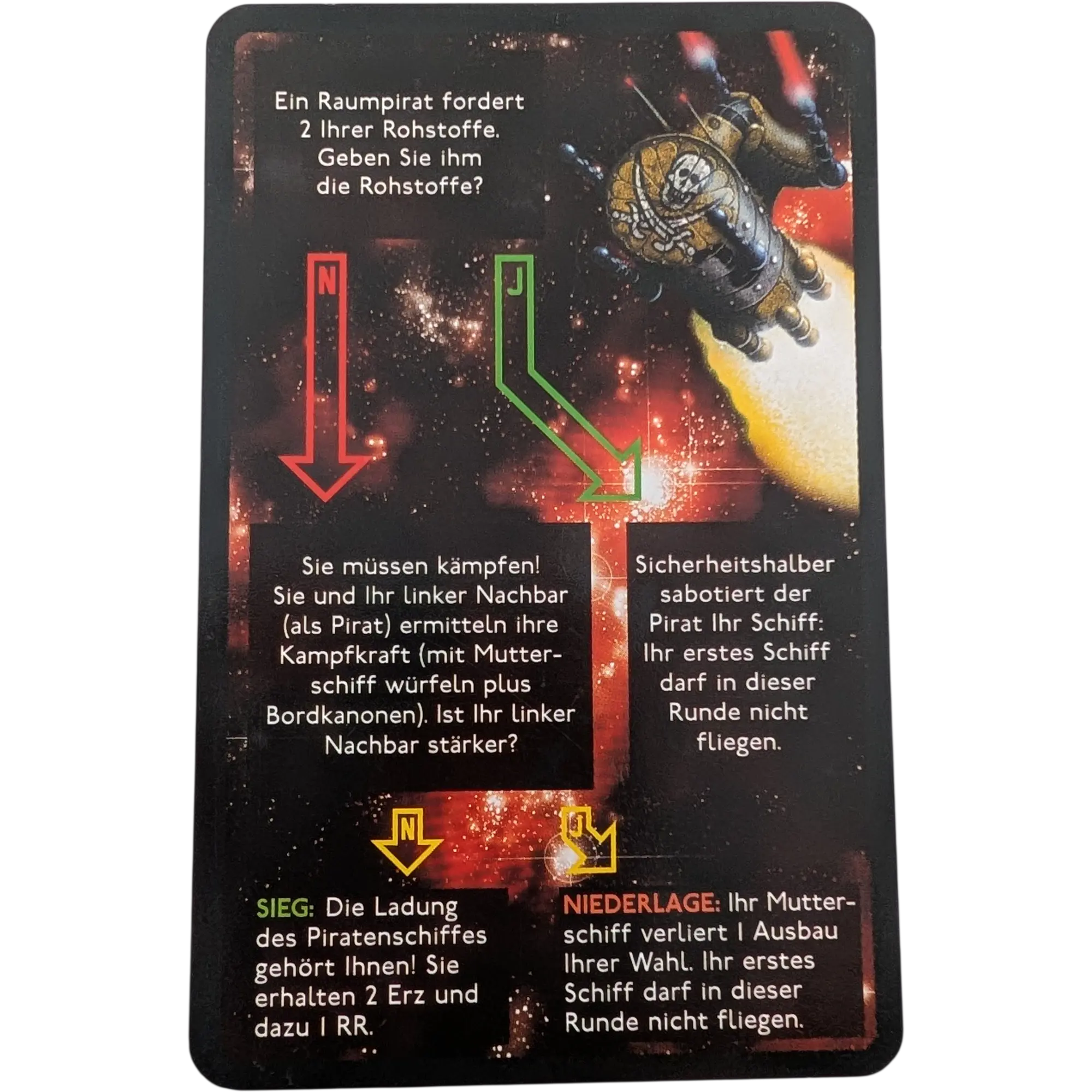 Kosmos Die Sternenfahrer von Catan Ersatzteil Begegnungskarte 10