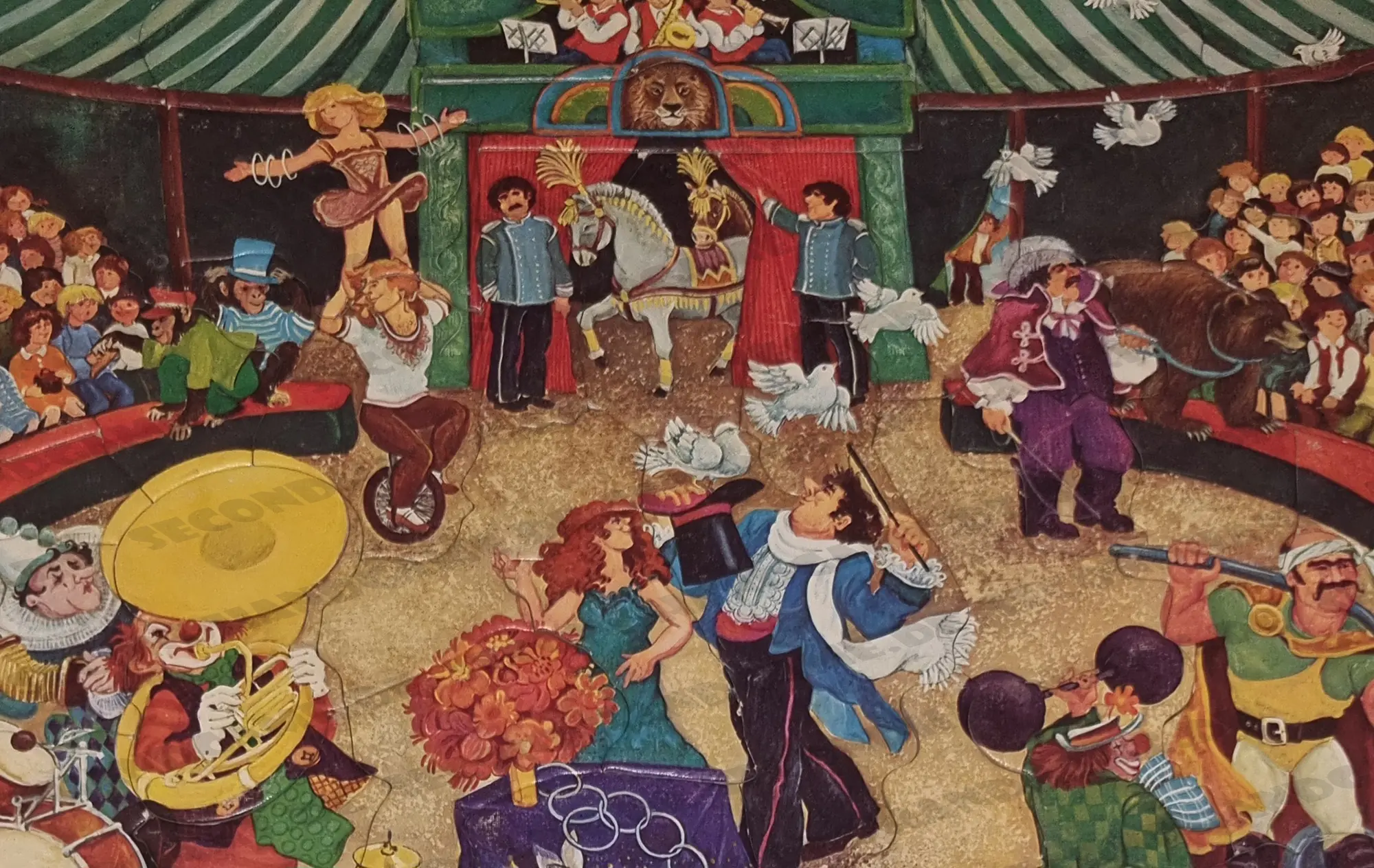 Ravensburger Rahmenpuzzle Didacta Im Zirkus 37 Teile 62354763, Ansicht 2