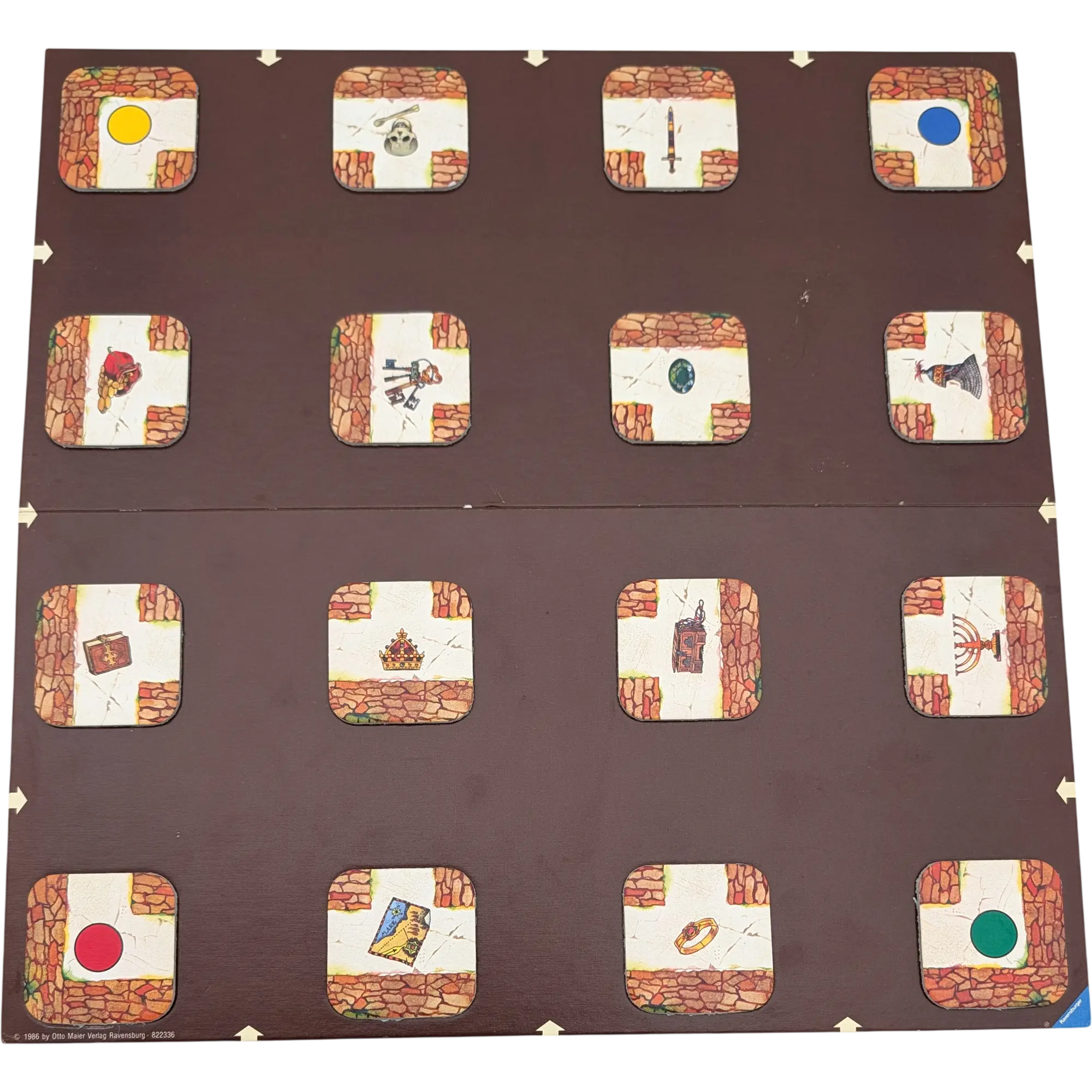 Ravensburger Das verrückte Labyrinth Ersatzteile Spielplan Braun